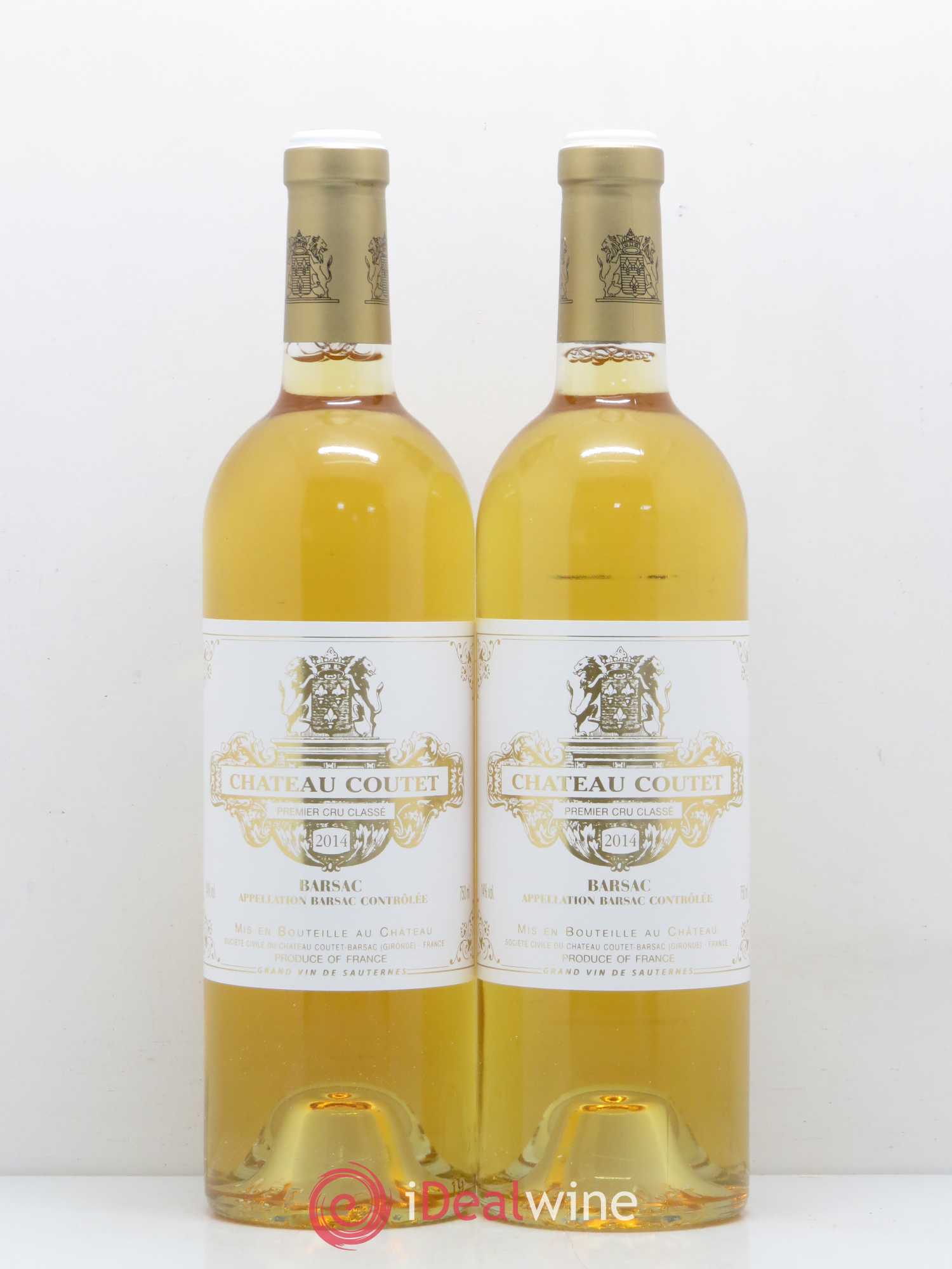 Château Coutet 1er Grand Cru Classé 2014 - Lotto di 2 bottiglie - 0
