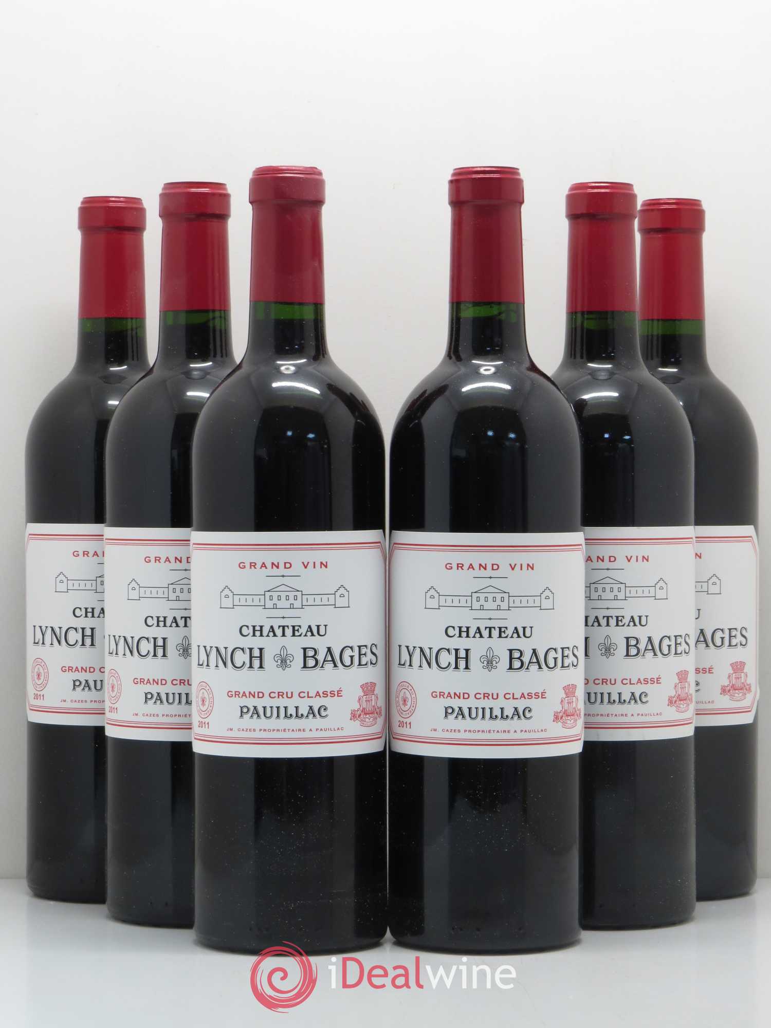 Château Lynch Bages 5ème Grand Cru Classé 2011 - Lot de 6 bouteilles - 0