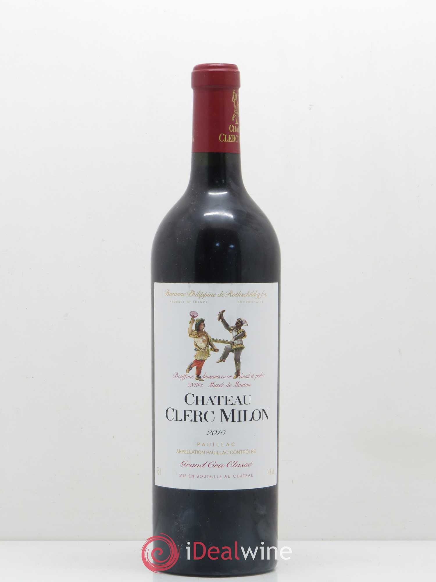 Château Clerc Milon 5ème Grand Cru Classé 2010 - Lot de 1 bouteille - 0