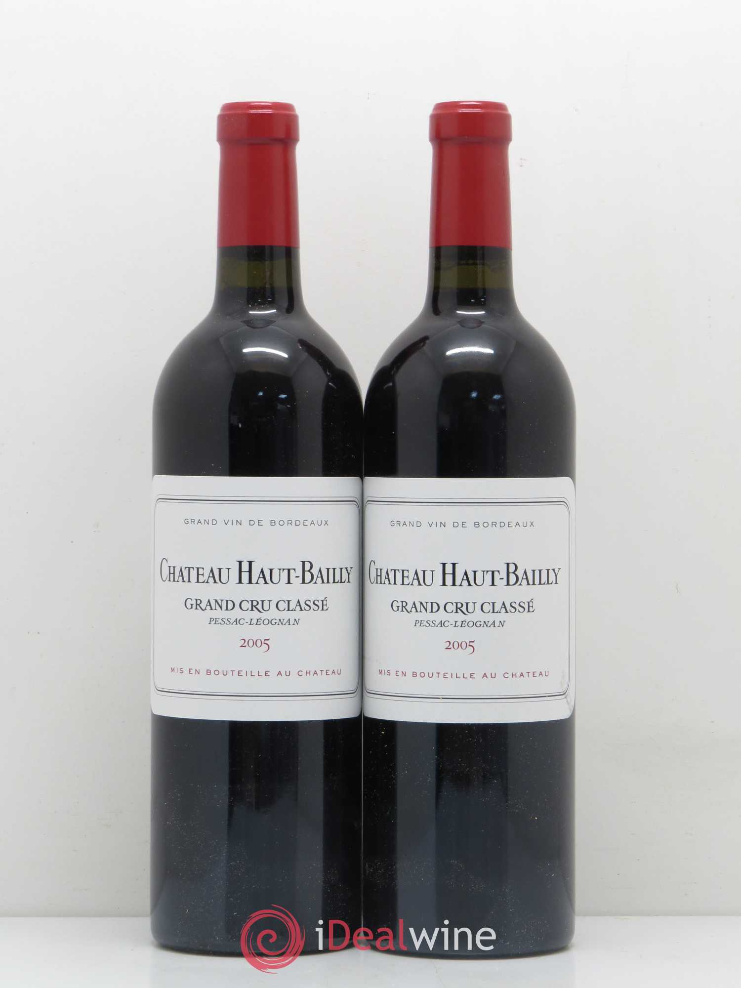 Château Haut-Bailly Cru Classé de Graves 2005 - Lot de 2 bouteilles - 0