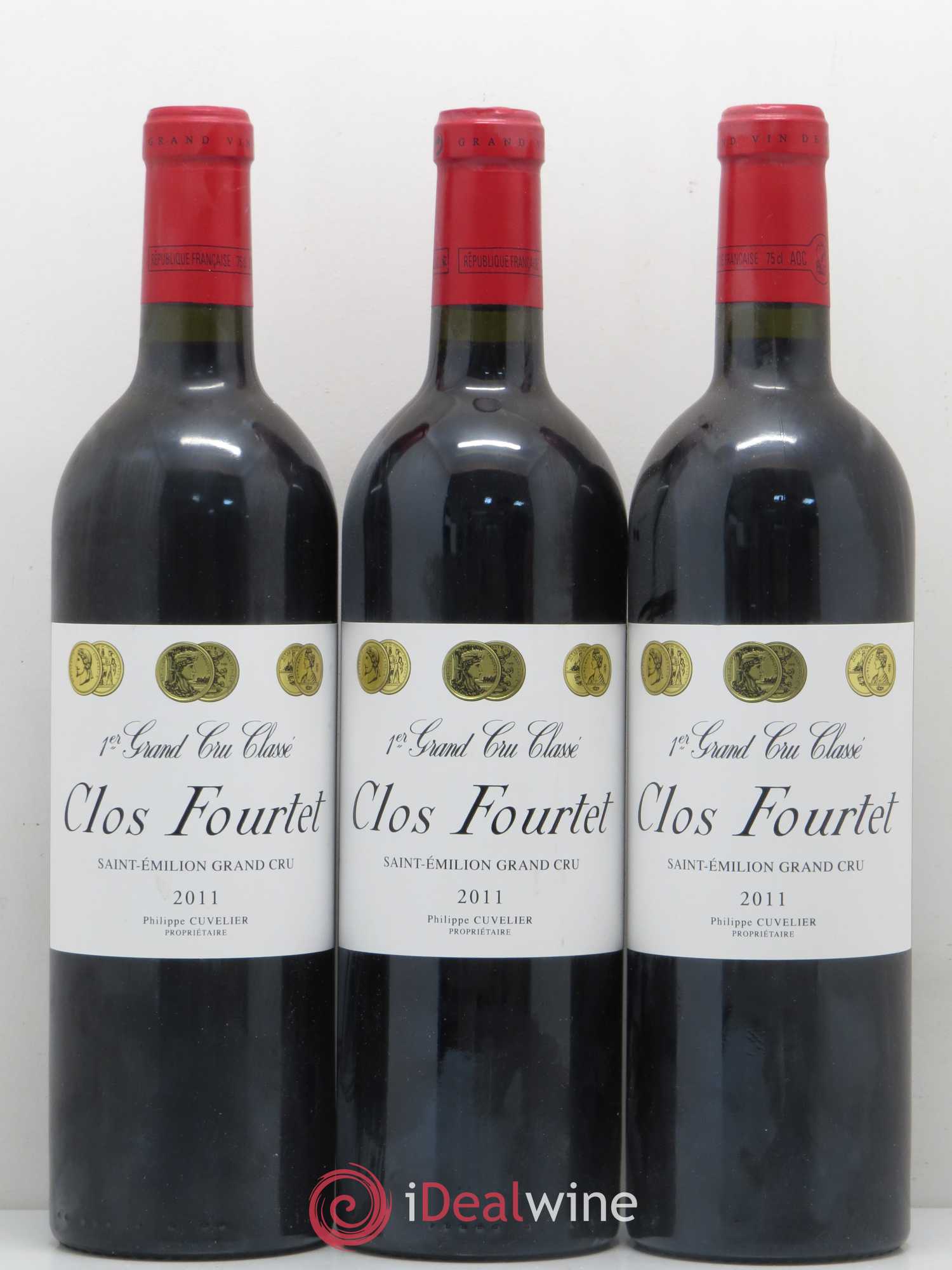 Clos Fourtet 1er Grand Cru Classé B 2011 - Lot de 6 bouteilles - 1