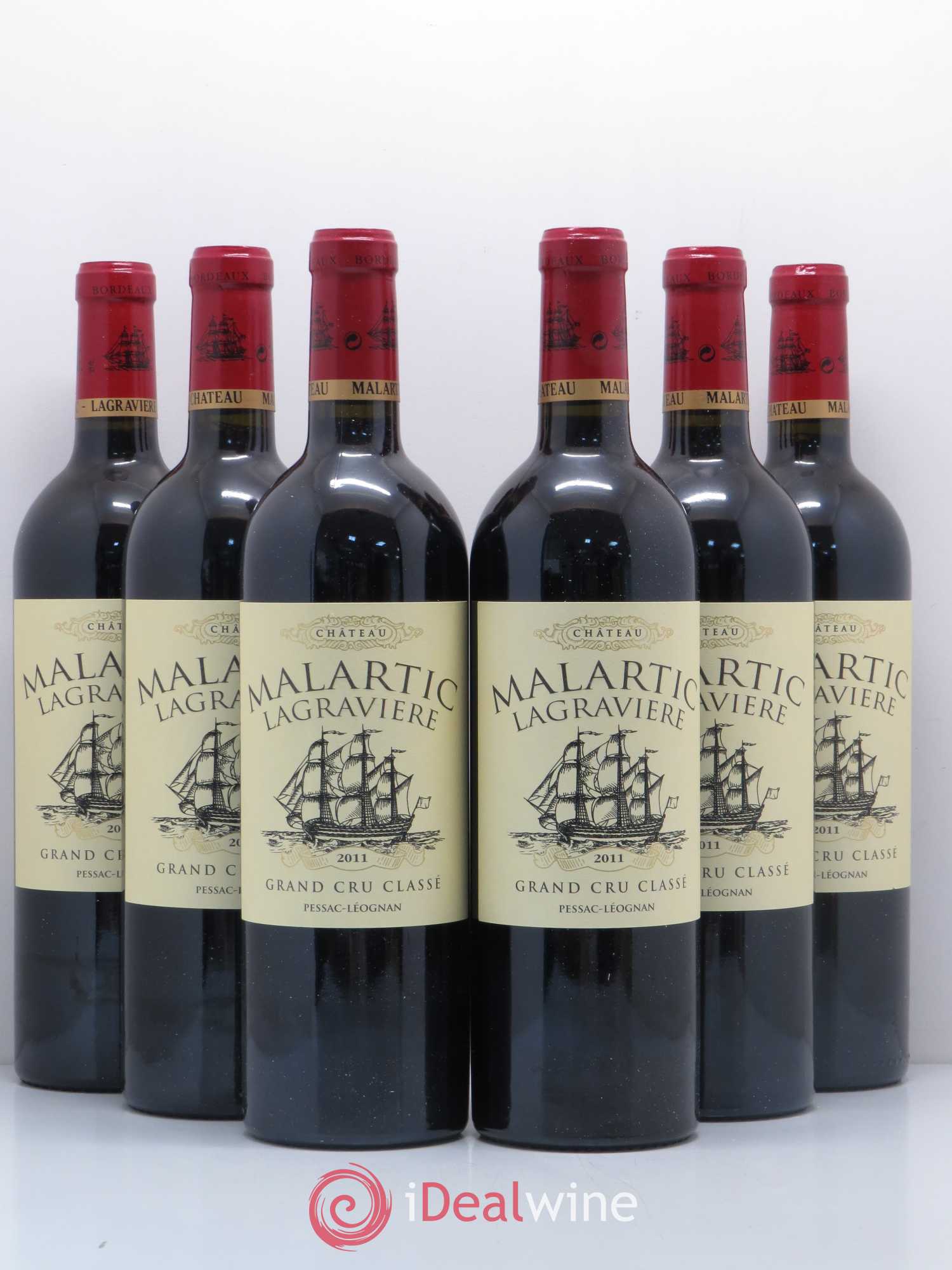 Château Malartic-Lagravière Cru Classé de Graves 2011 - Lot de 6 bouteilles - 0