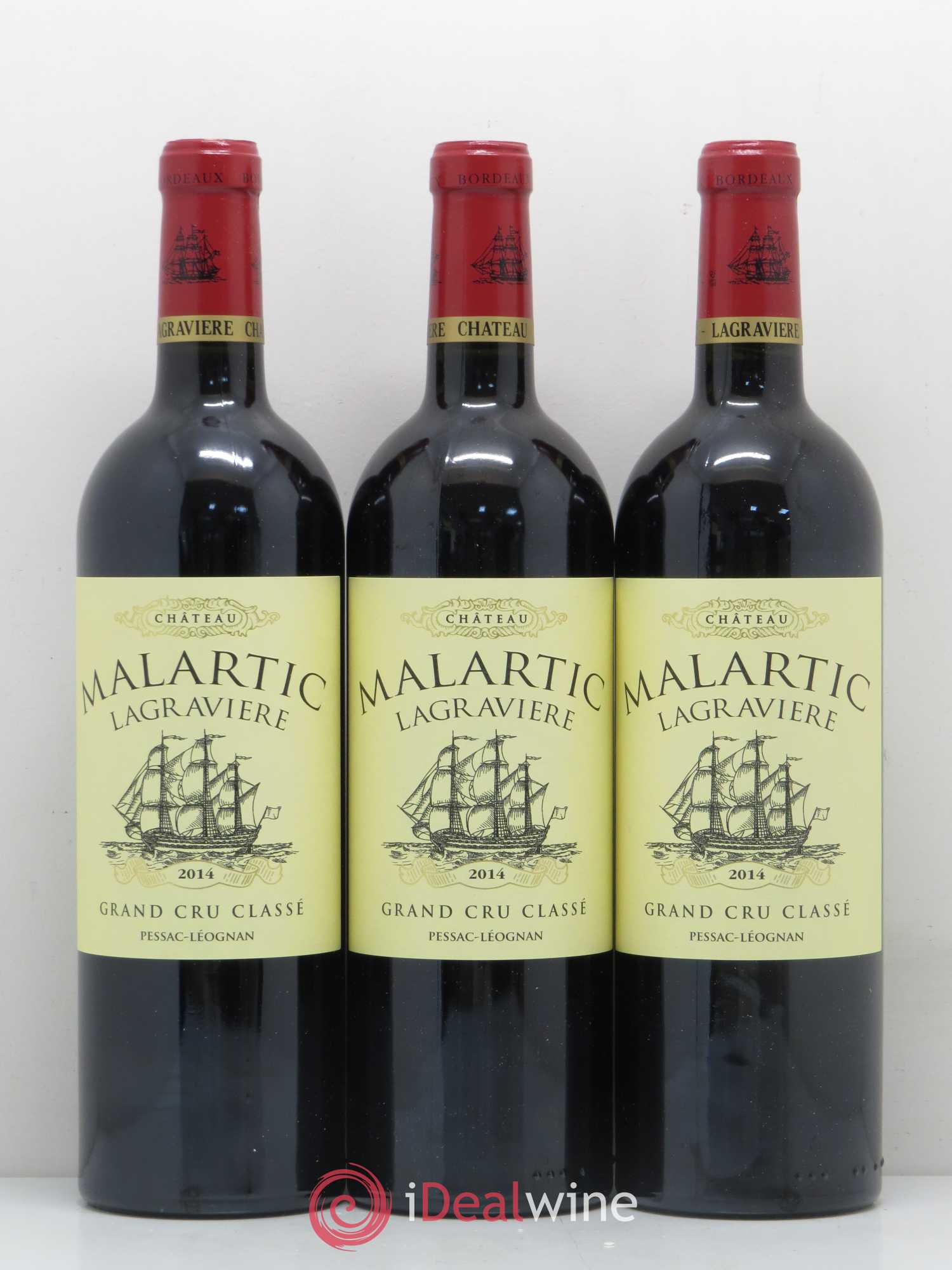 Château Malartic-Lagravière Cru Classé de Graves 2014 - Lot de 6 bouteilles - 1