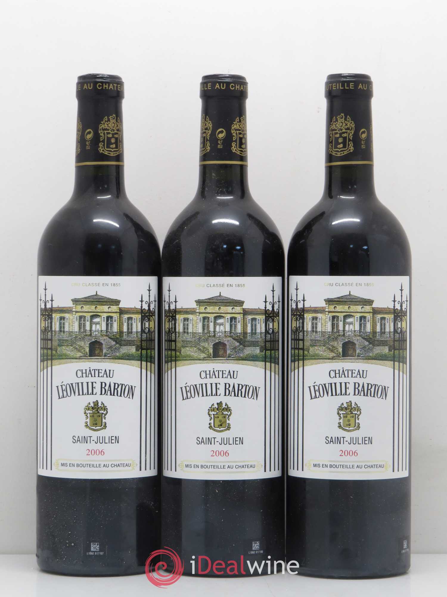 Château Léoville Barton 2ème Grand Cru Classé 2006 - Lot de 6 bouteilles - 1
