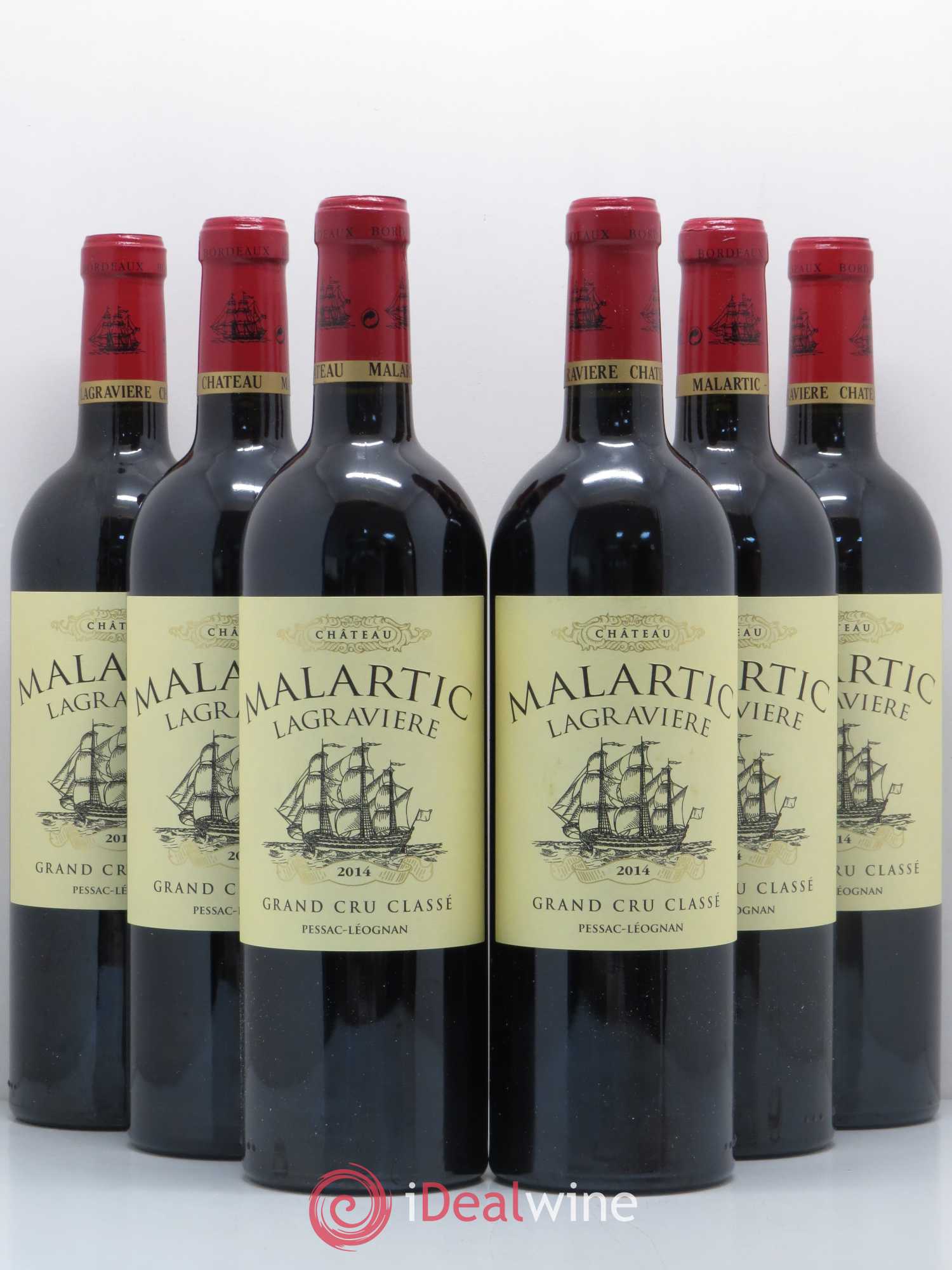 Château Malartic-Lagravière Cru Classé de Graves 2014 - Lot de 6 bouteilles - 0