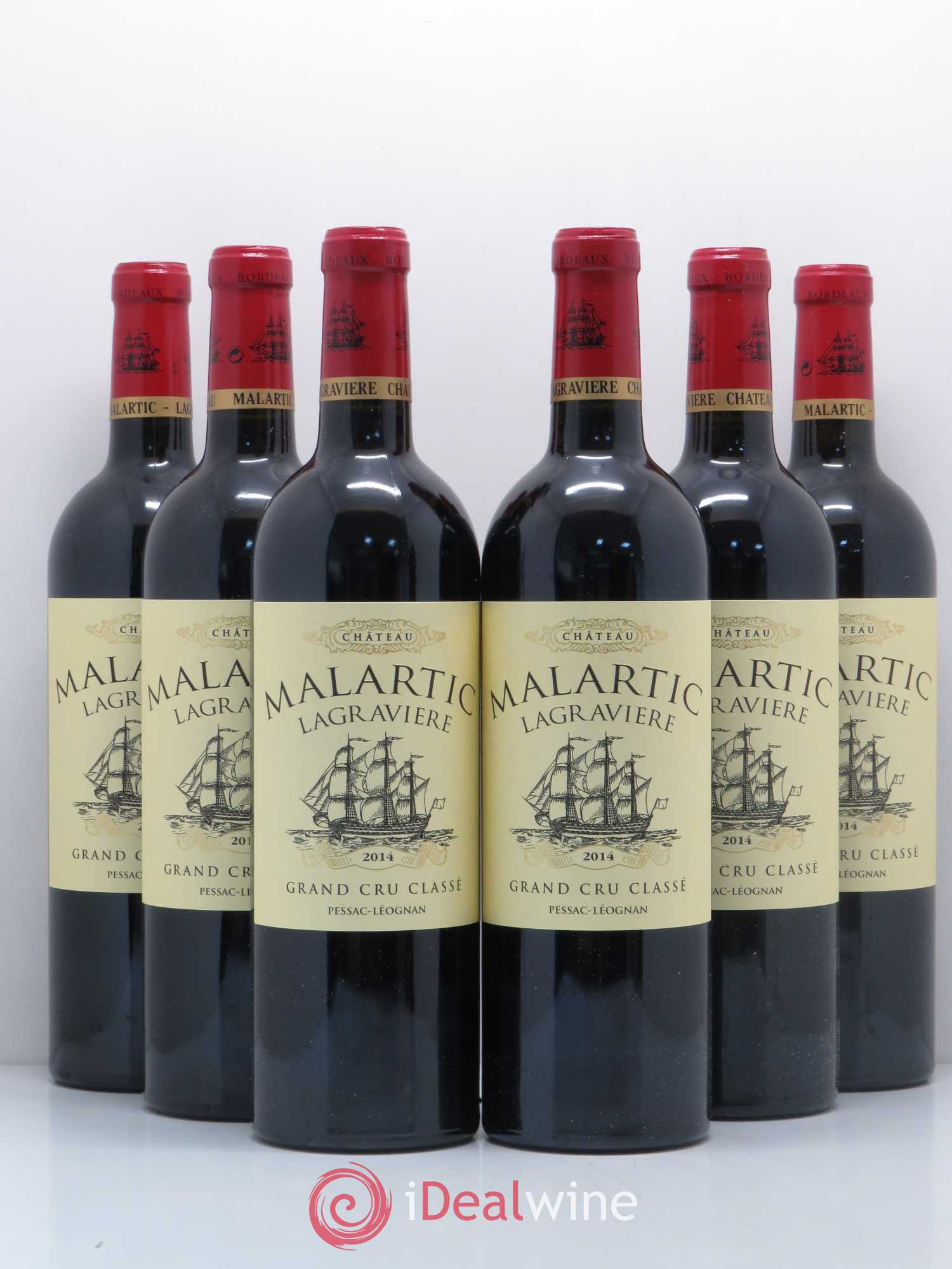 Château Malartic-Lagravière Cru Classé de Graves 2014 - Lot de 6 bouteilles - 0