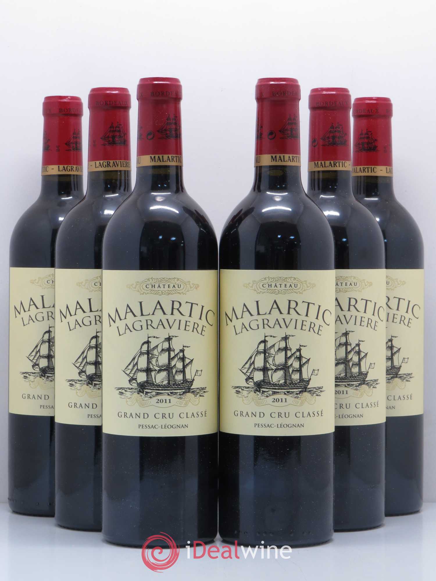 Château Malartic-Lagravière Cru Classé de Graves 2011 - Lot de 6 bouteilles - 0