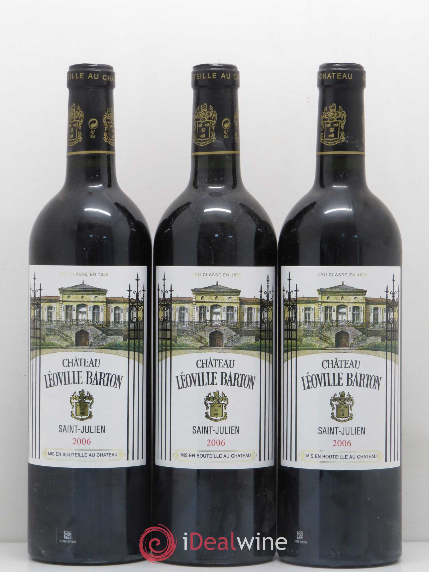 Château Léoville Barton 2ème Grand Cru Classé 2006 - Lot de 12 bouteilles - 3