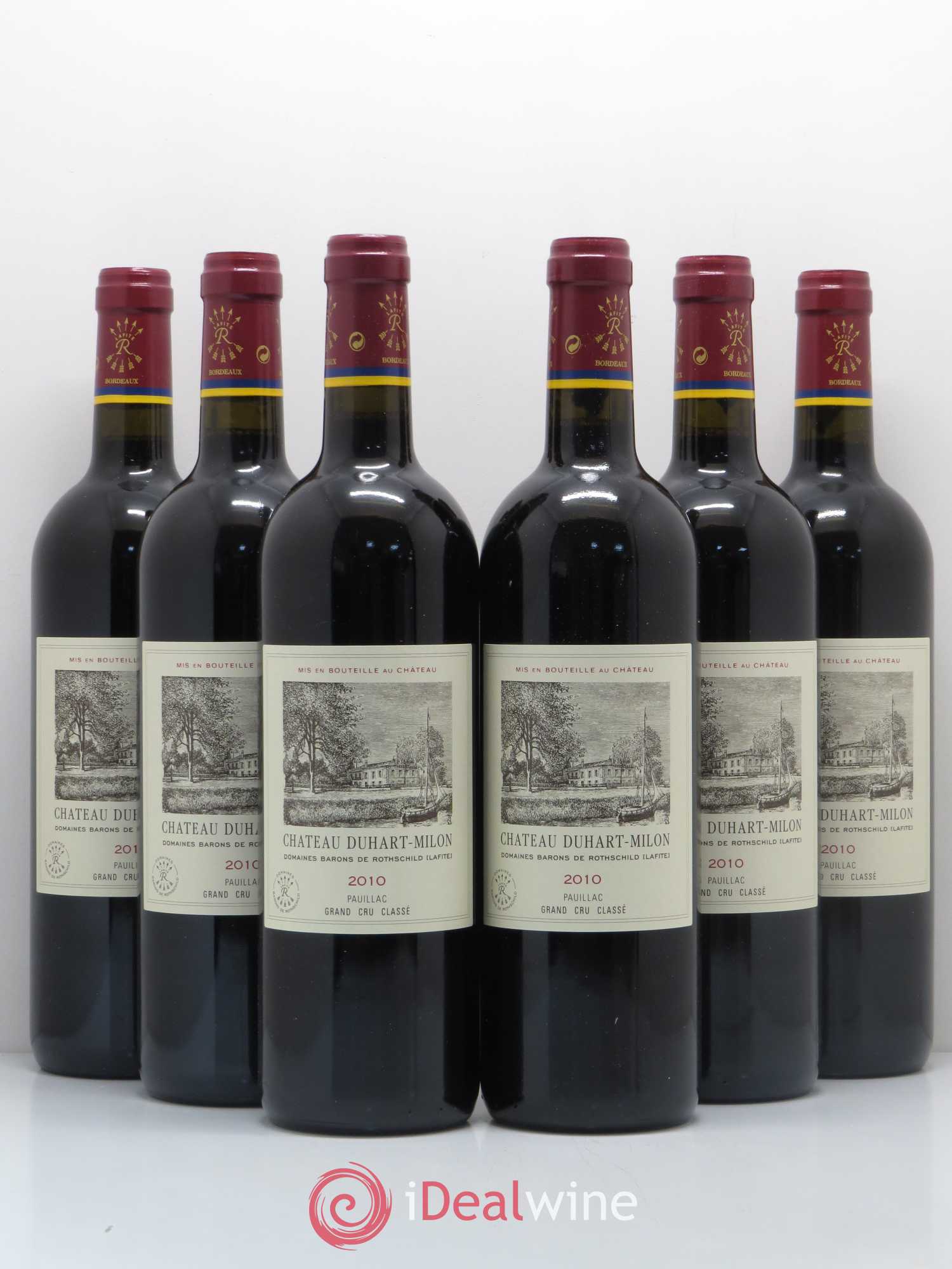 Château Duhart-Milon 4ème Grand Cru Classé 2010 - Lot de 6 bouteilles - 0