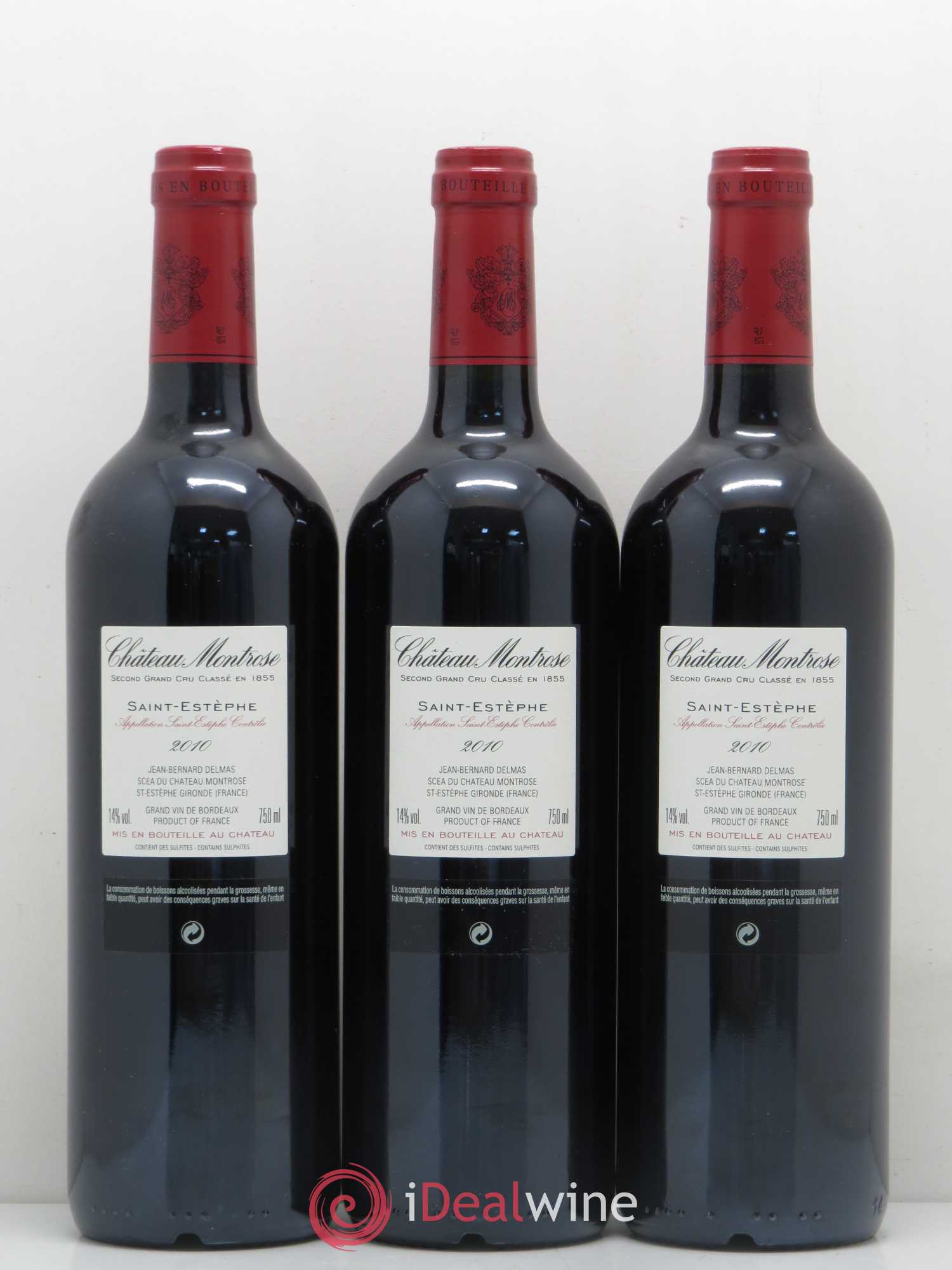Château Montrose 2ème Grand Cru Classé 2010 - Lot de 6 bouteilles - 2