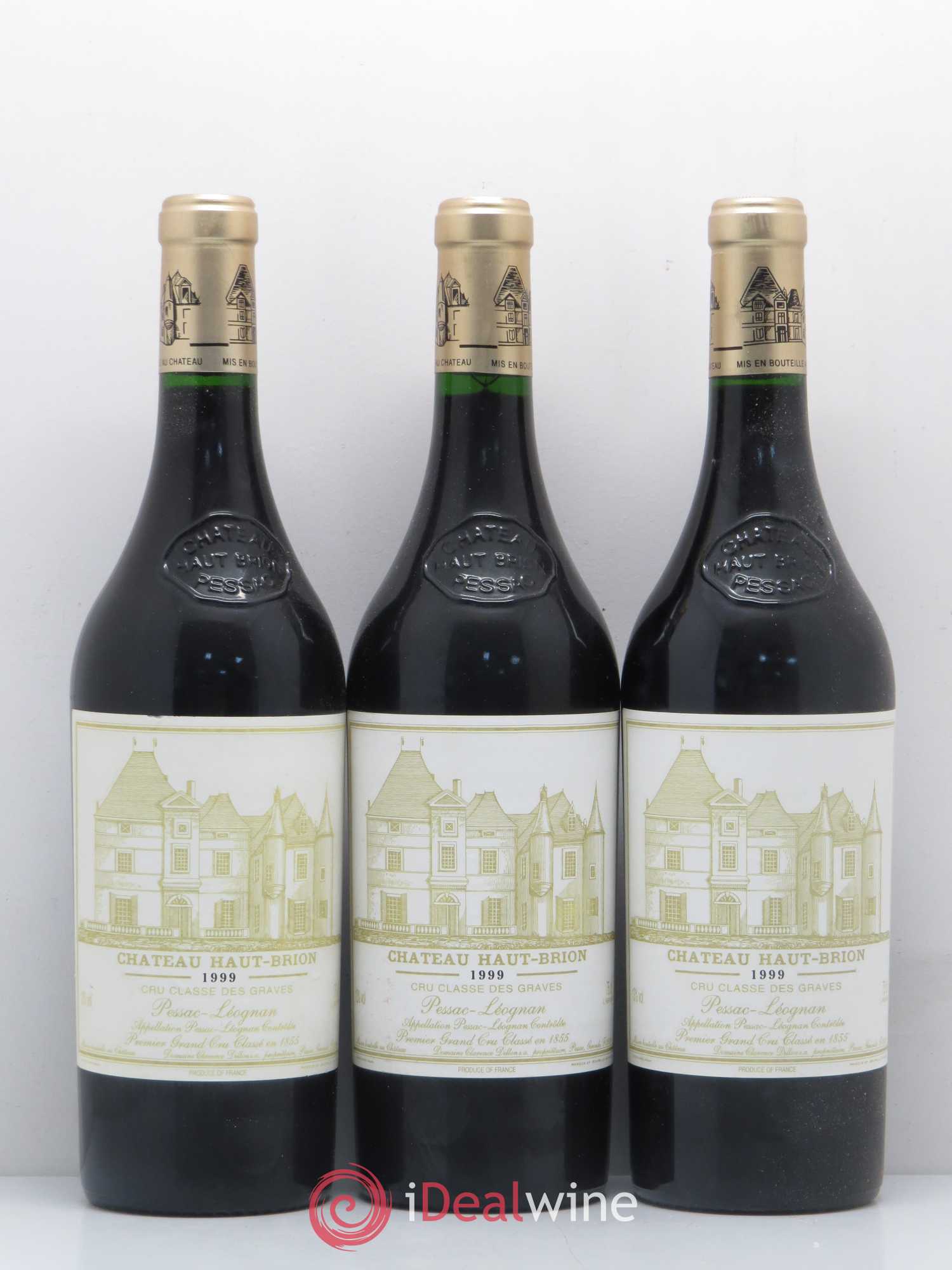 Château Haut Brion 1er Grand Cru Classé 1999 - Lot de 6 bouteilles - 1