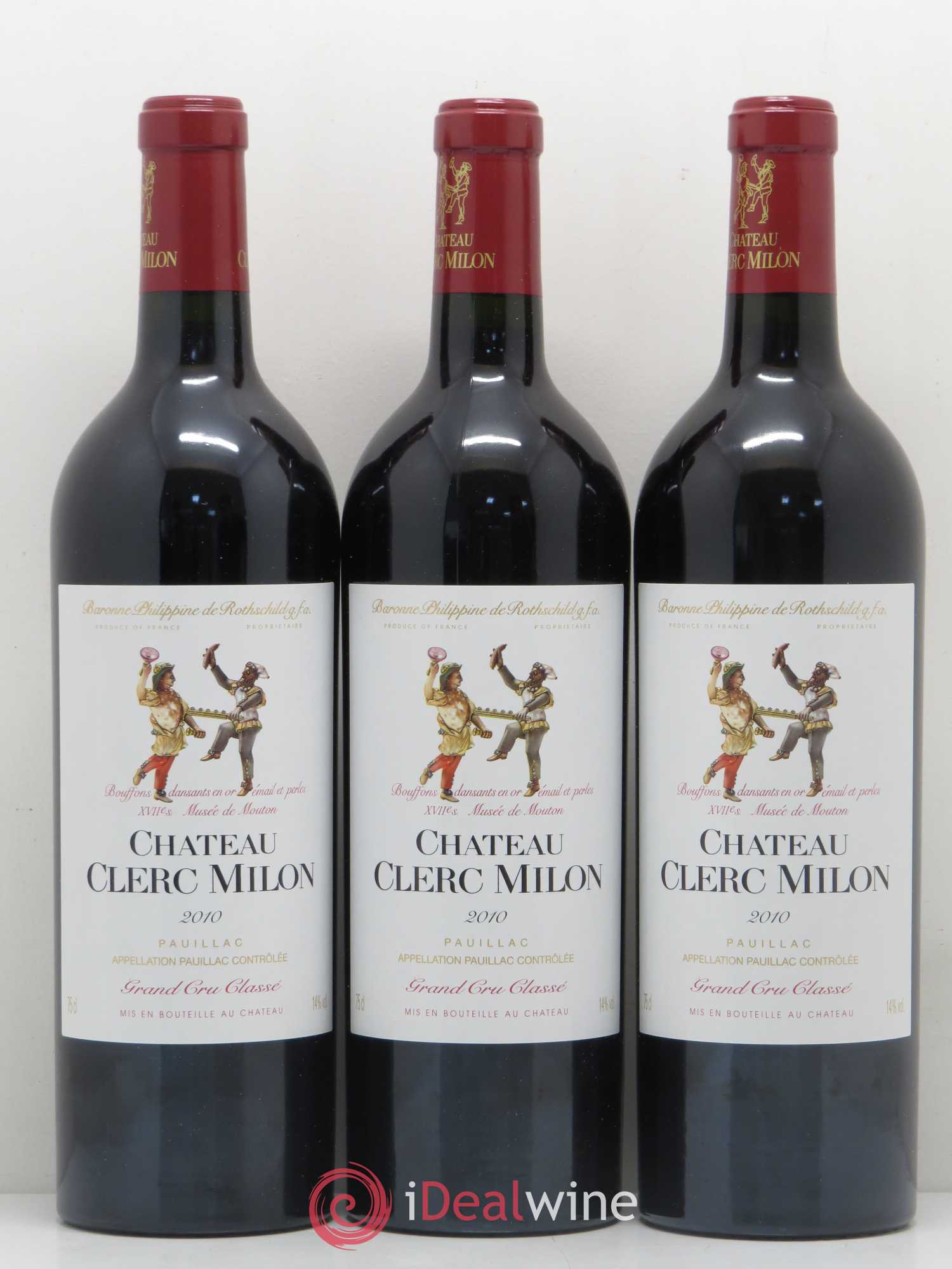 Château Clerc Milon 5ème Grand Cru Classé 2010 - Lot de 6 bouteilles - 2