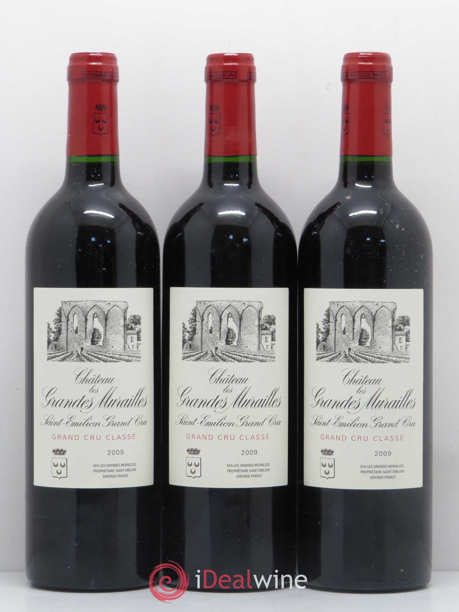 Château les Grandes Murailles Grand Cru Classé 2009 - Lot de 6 bouteilles - 1
