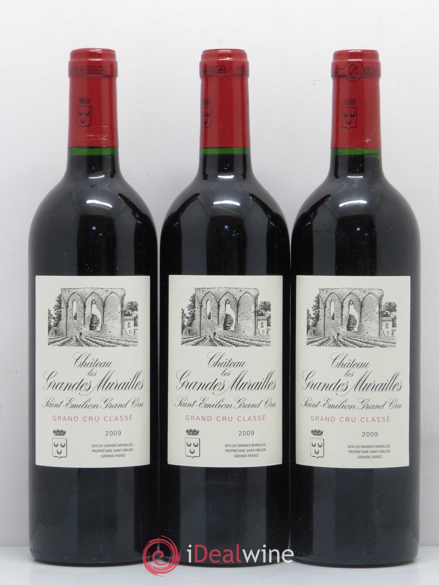 Château les Grandes Murailles Grand Cru Classé 2009 - Lot de 6 bouteilles - 2