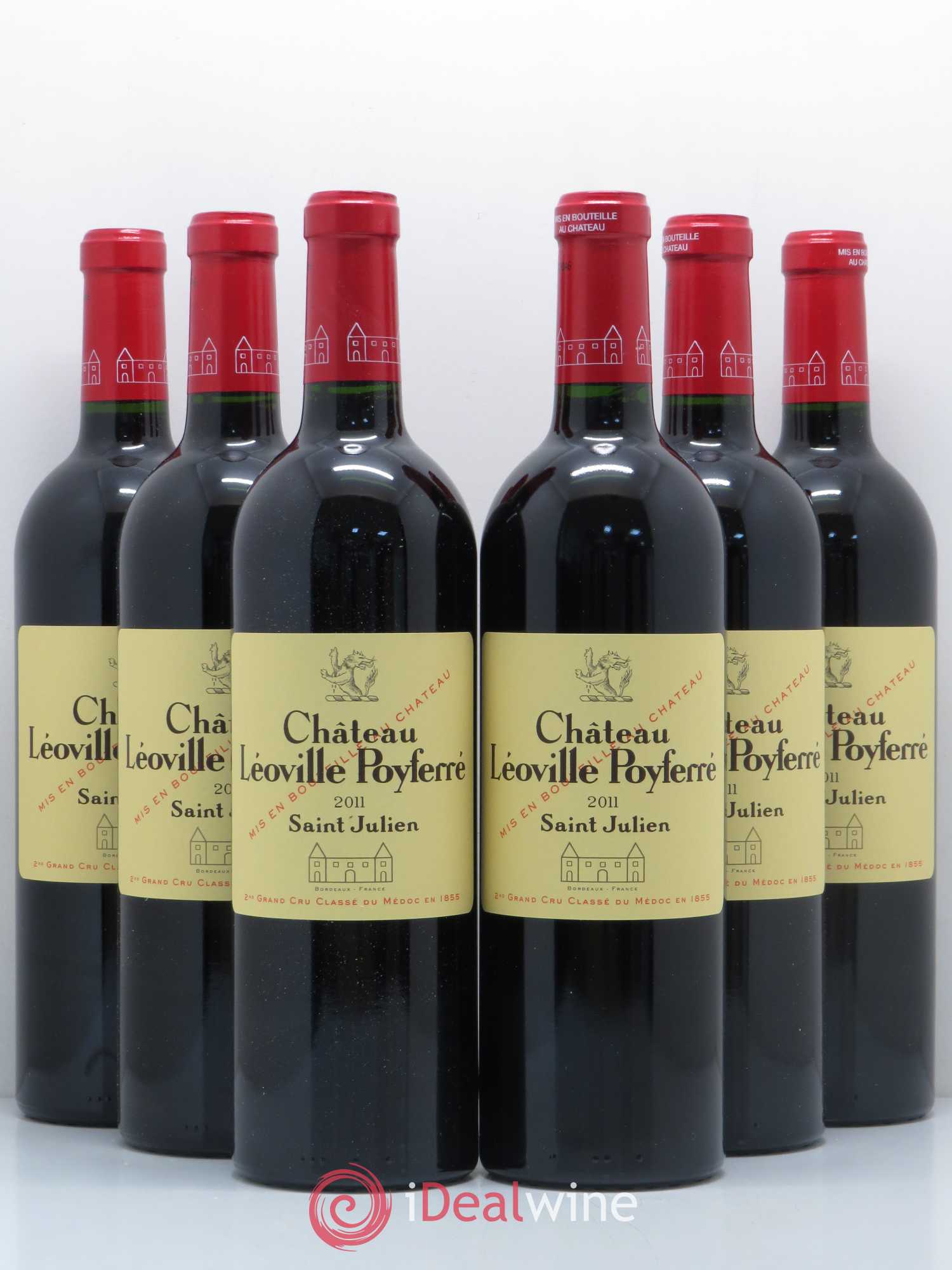 Château Léoville Poyferré 2ème Grand Cru Classé 2011 - Lot de 6 bouteilles - 0