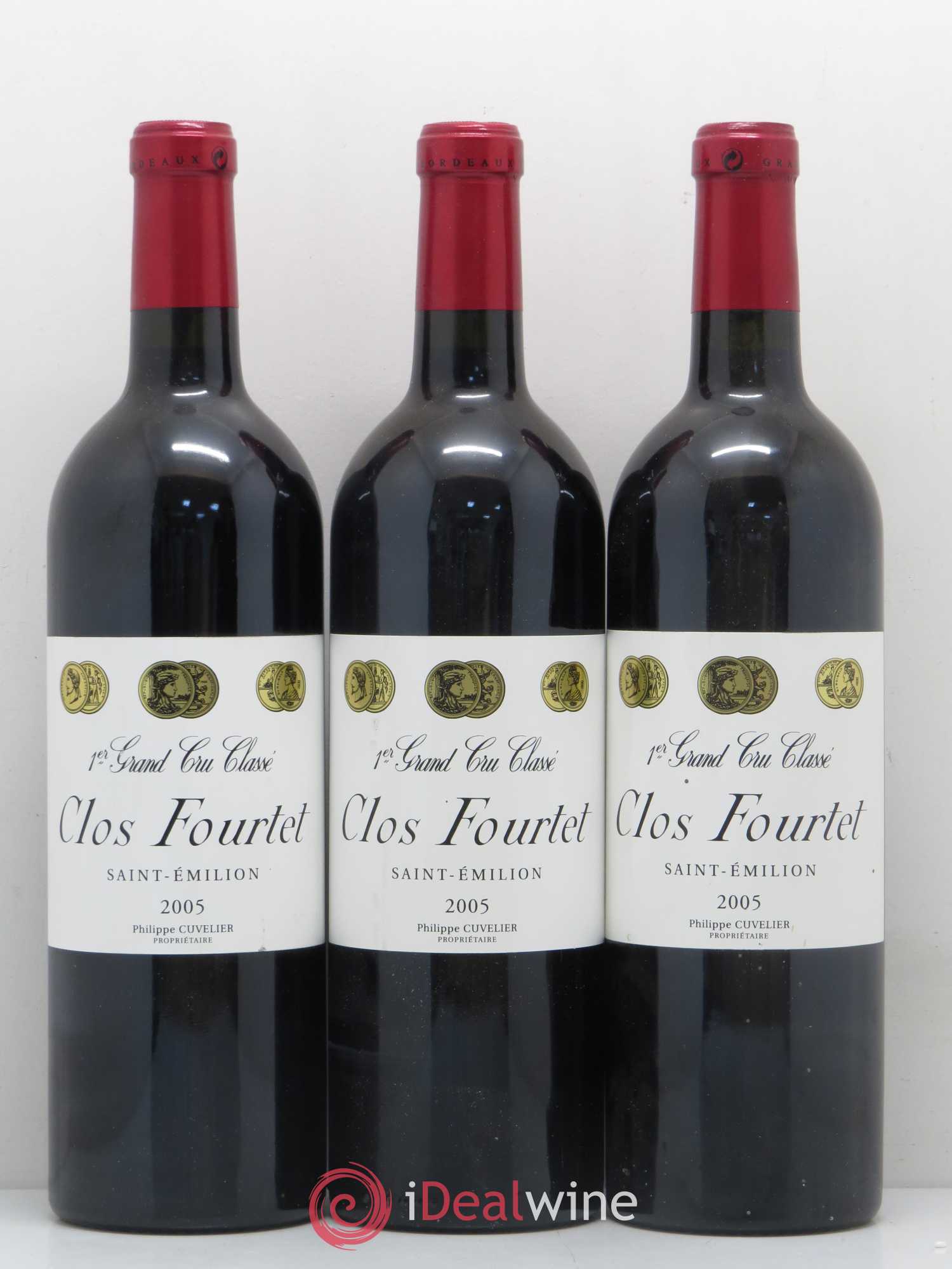 Clos Fourtet 1er Grand Cru Classé B 2005 - Lot de 12 bouteilles - 1