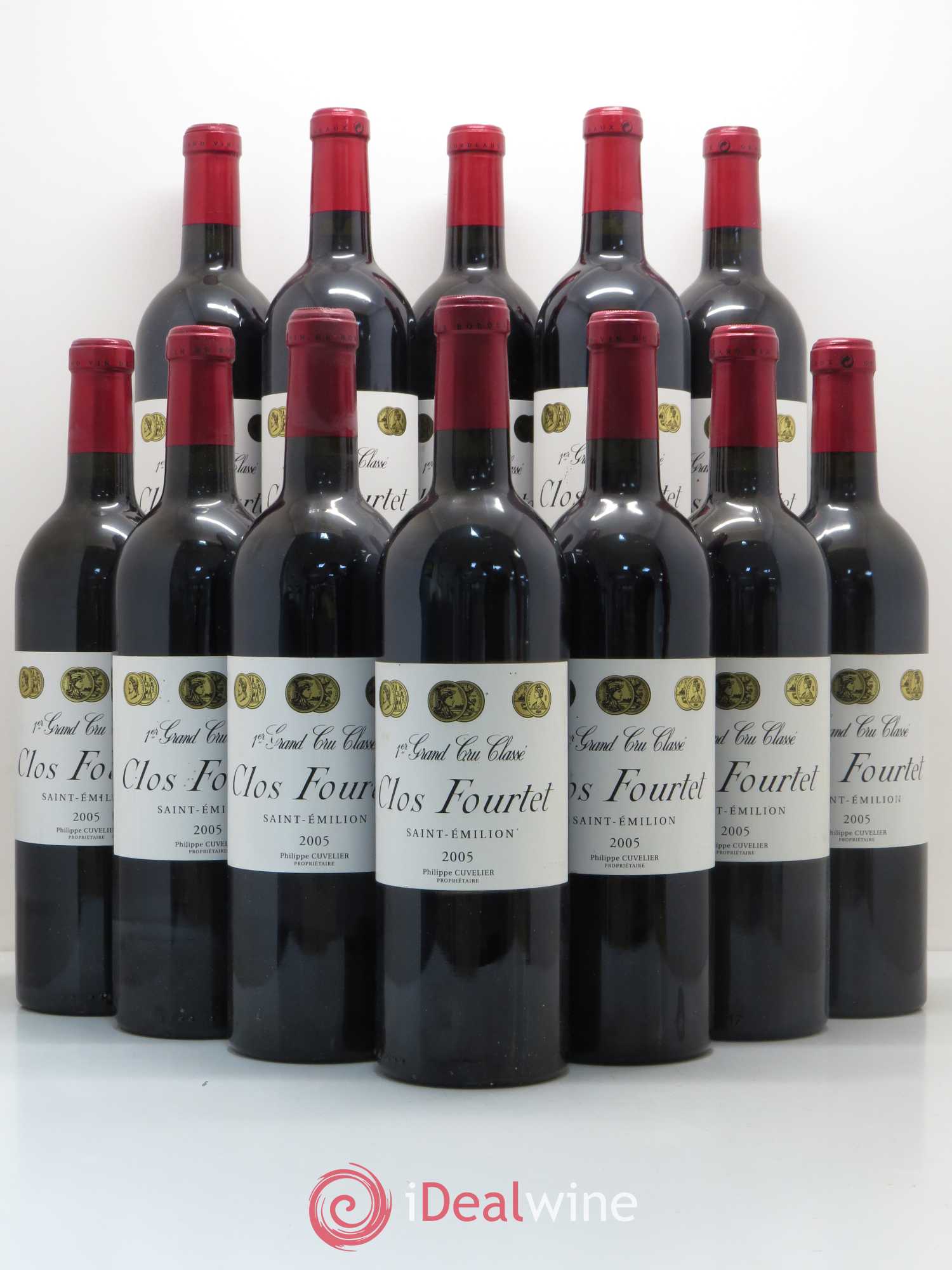Clos Fourtet 1er Grand Cru Classé B 2005 - Lot de 12 bouteilles - 0