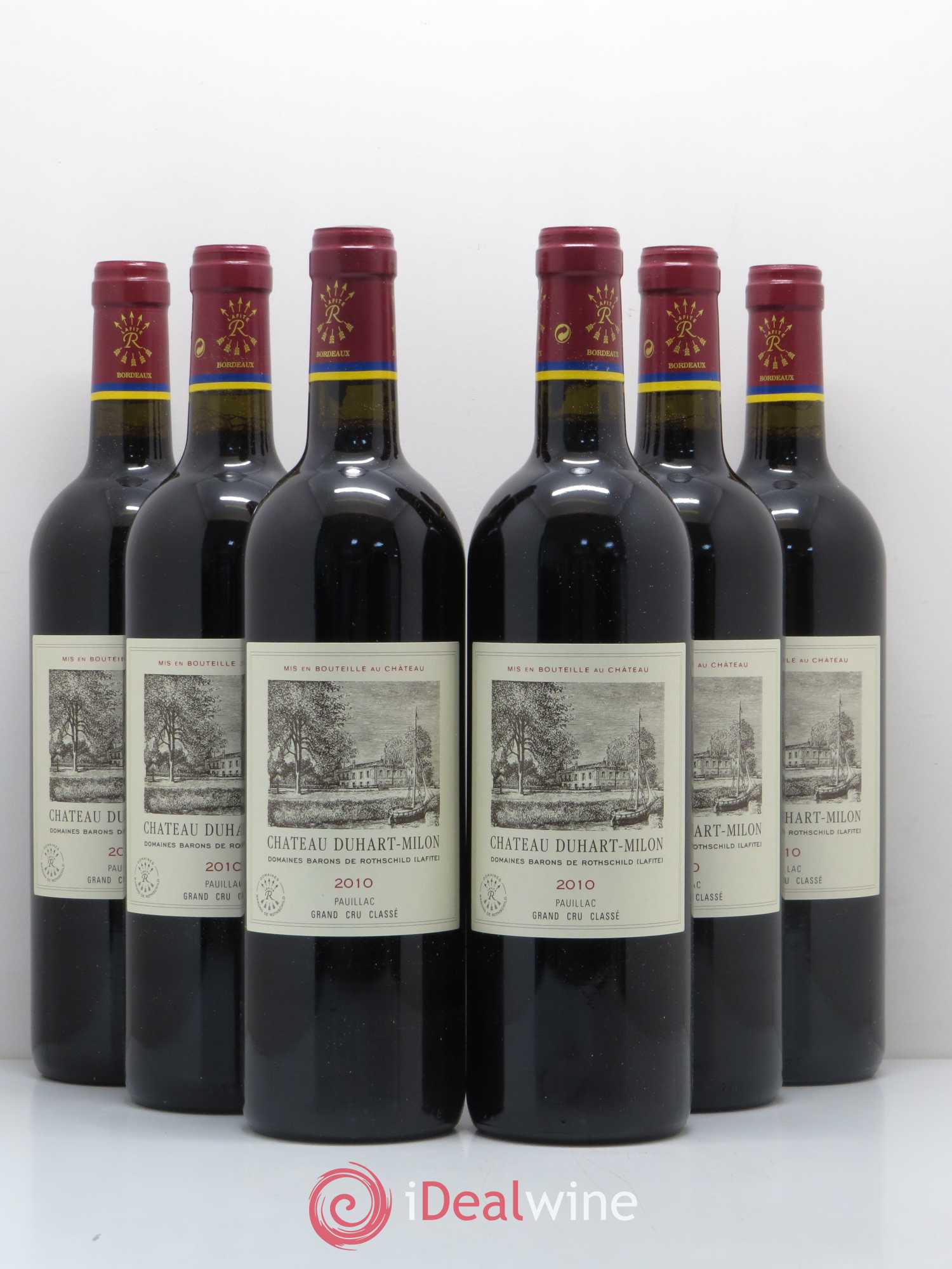Château Duhart-Milon 4ème Grand Cru Classé 2010 - Lot de 6 bouteilles - 0