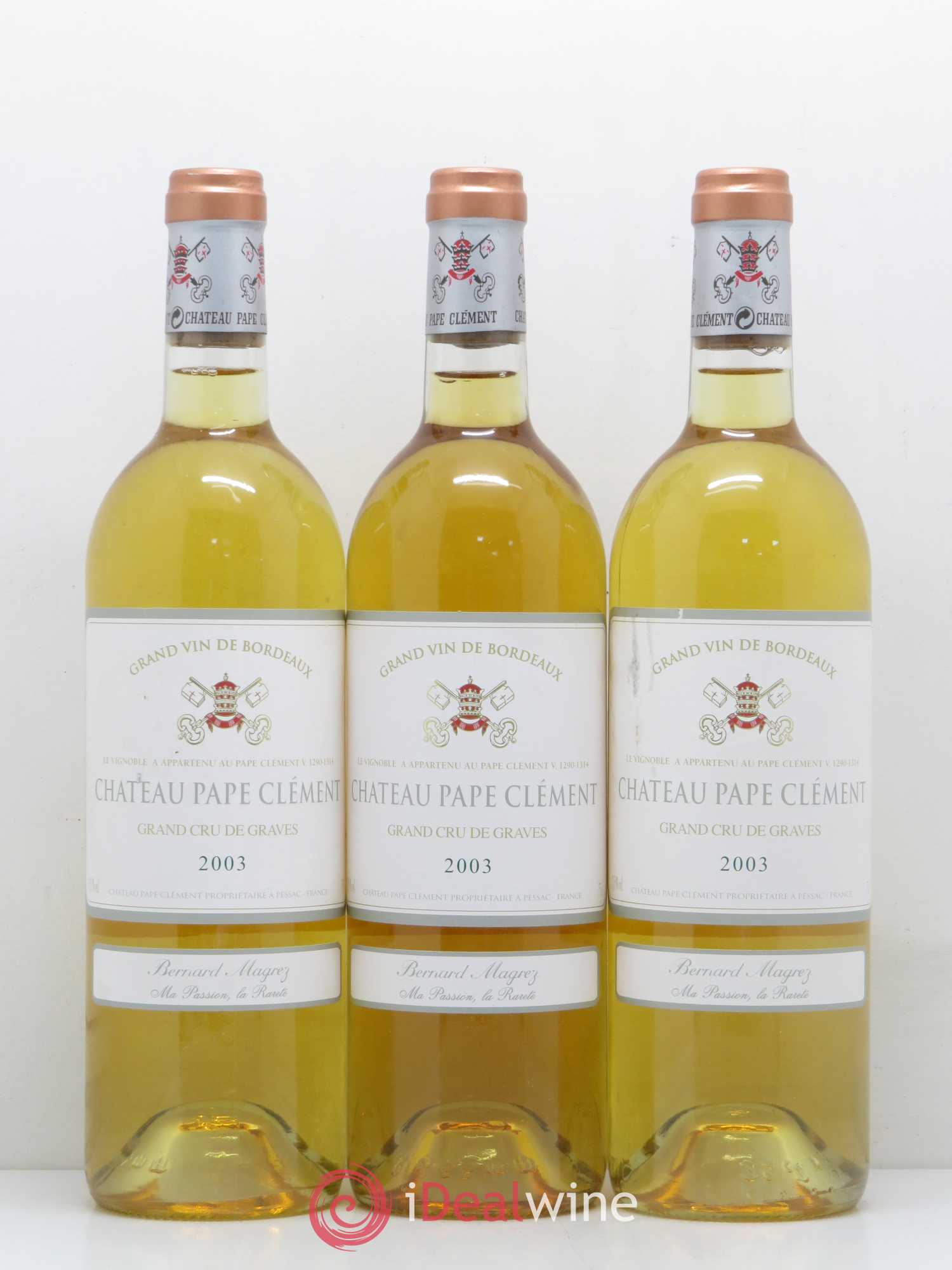Château Pape Clément 2003 - Lot de 3 bouteilles - 0