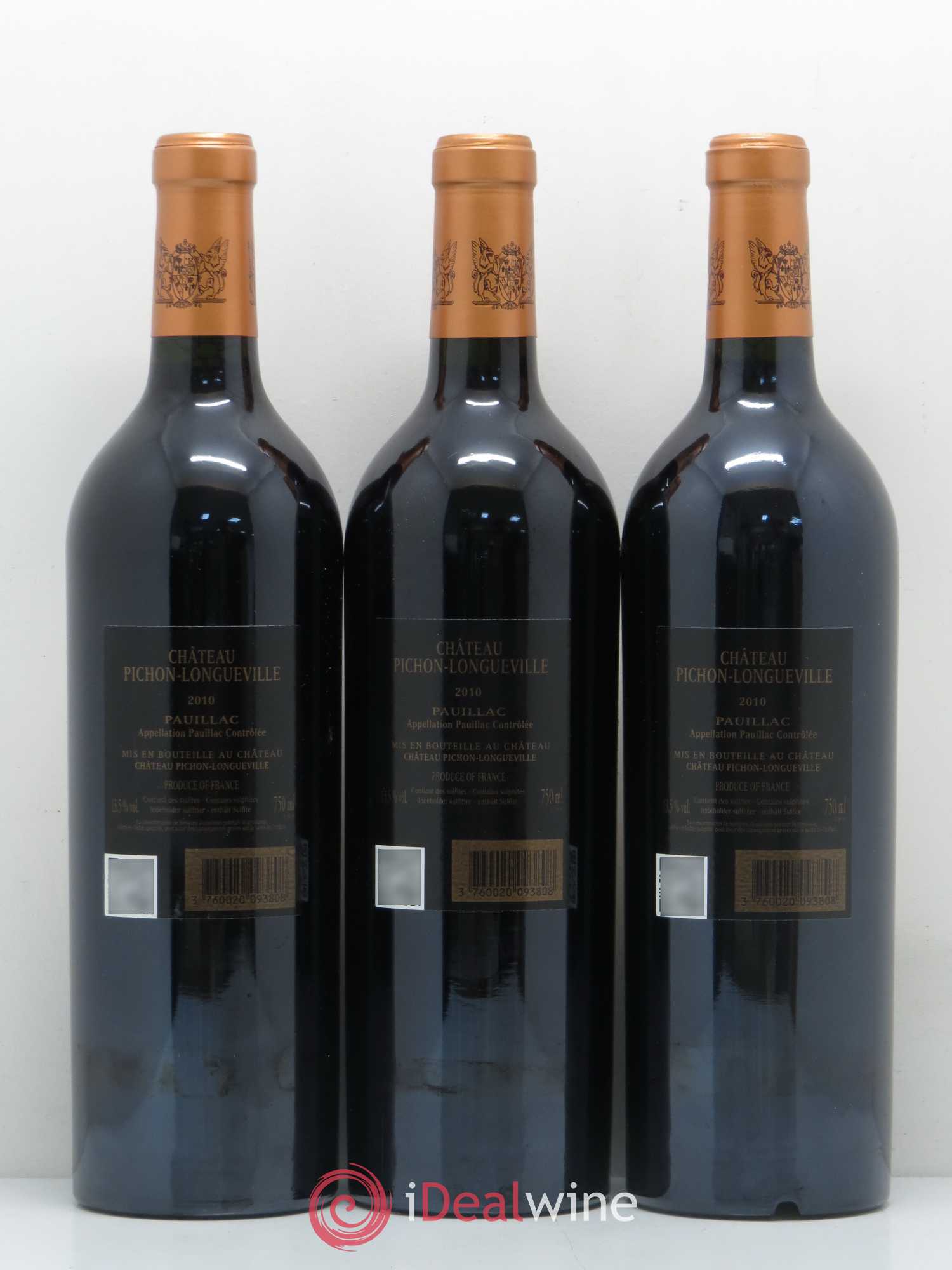 Pichon Longueville Baron 2ème Grand Cru Classé 2010 - Lot de 12 bouteilles - 2