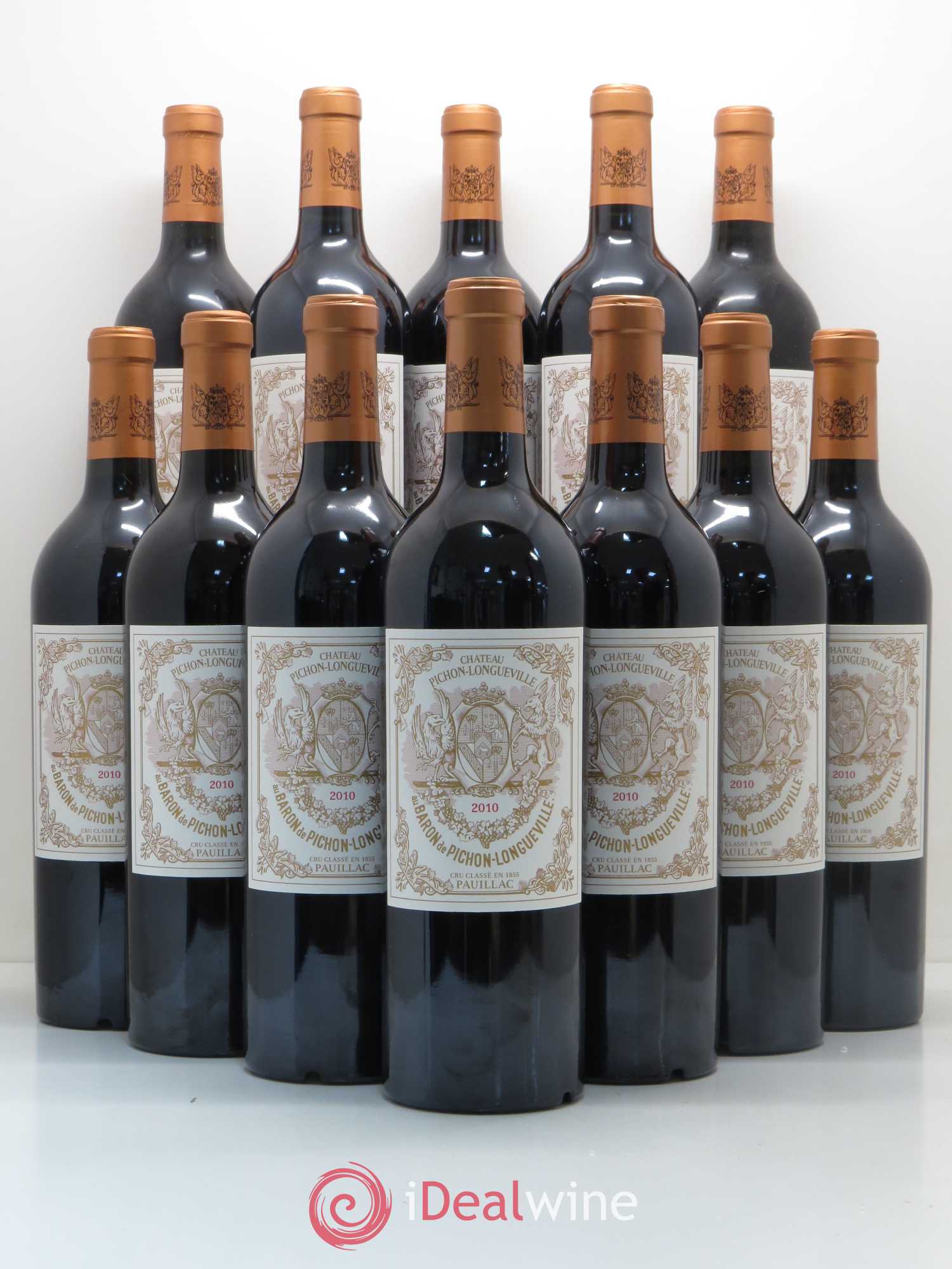 Pichon Longueville Baron 2ème Grand Cru Classé 2010 - Lot de 12 bouteilles - 0