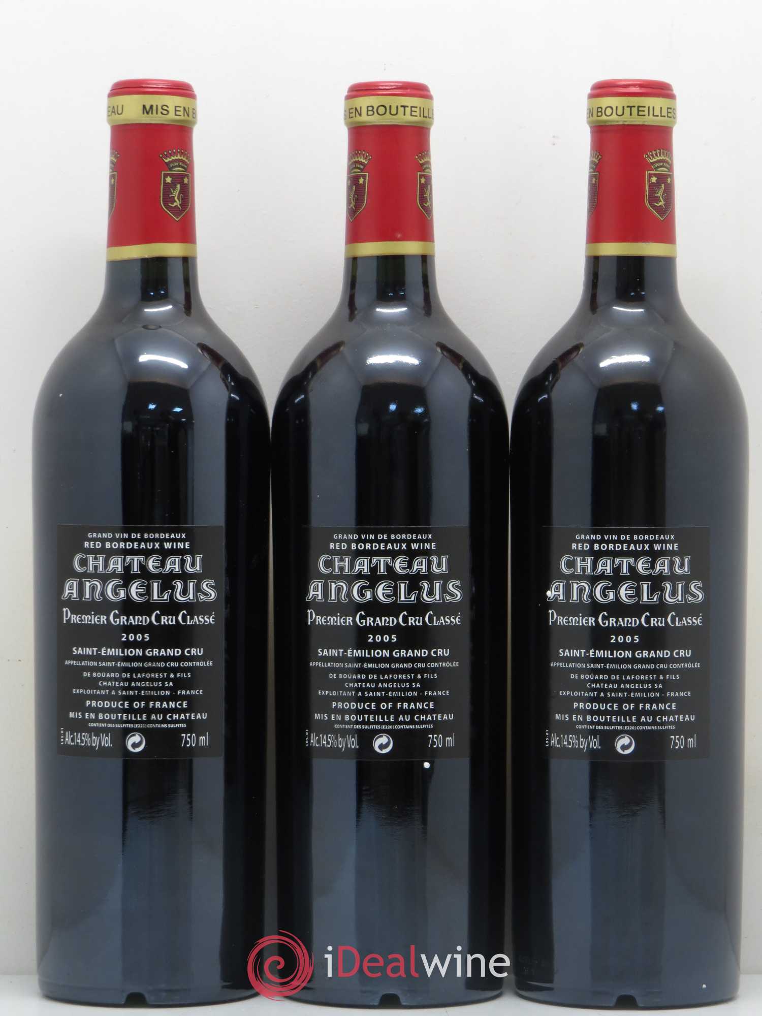 Château Angélus 1er Grand Cru Classé A 2005 - Lot de 6 bouteilles - 2
