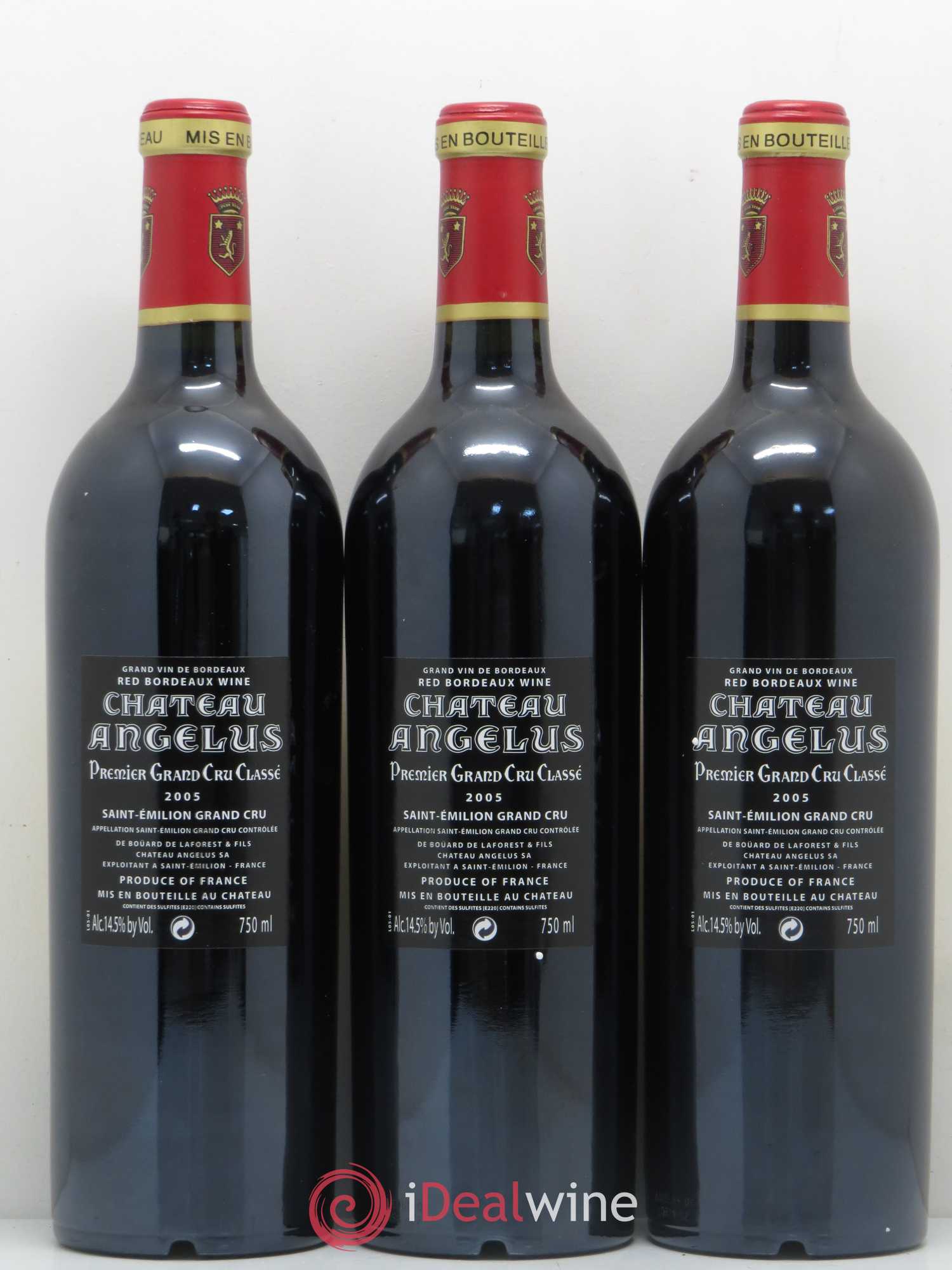 Château Angélus 1er Grand Cru Classé A 2005 - Lot de 6 bouteilles - 4