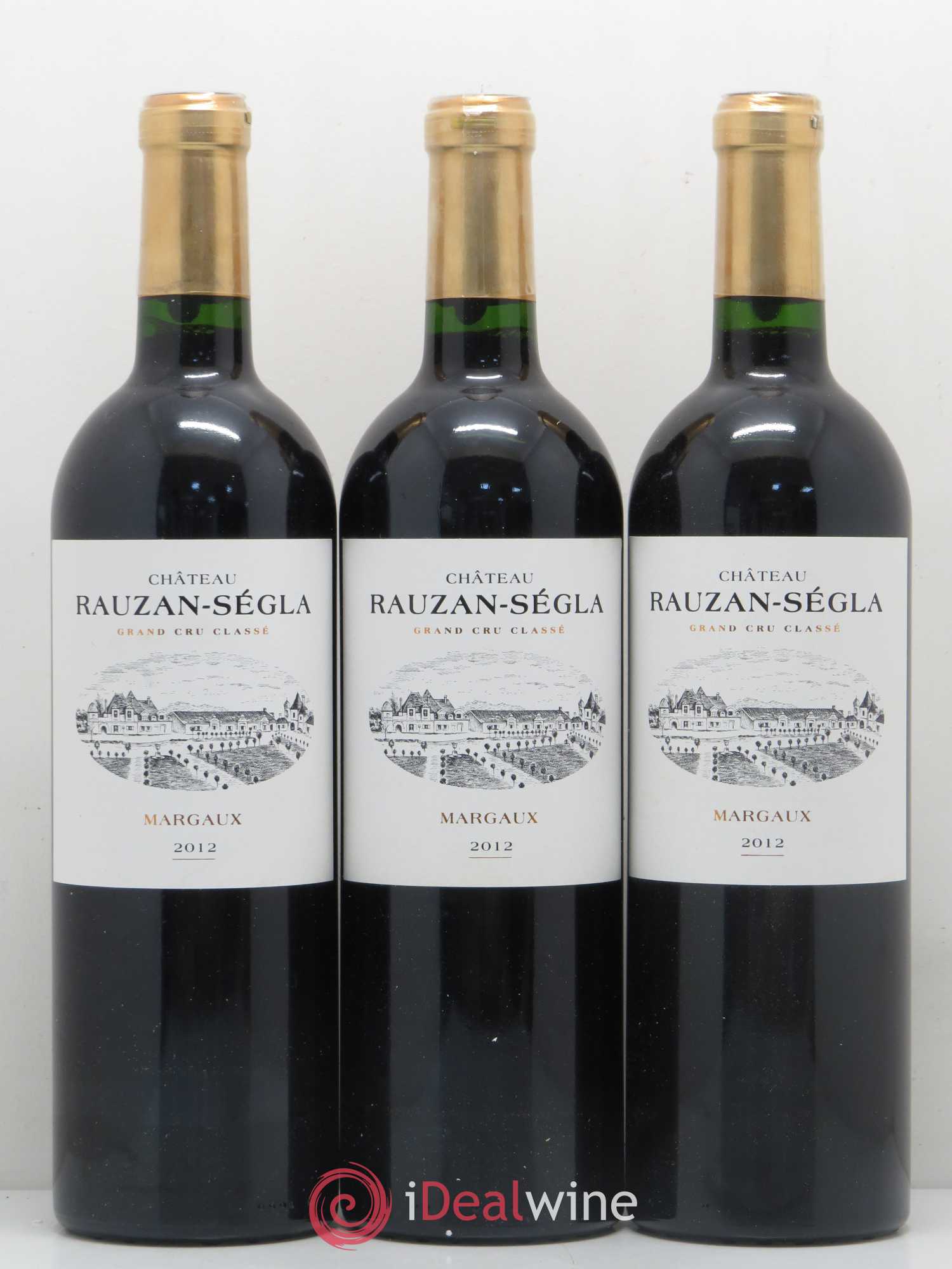 Château Rauzan Ségla Grand Cru Classé 2012 - Lot de 3 bouteilles - 0