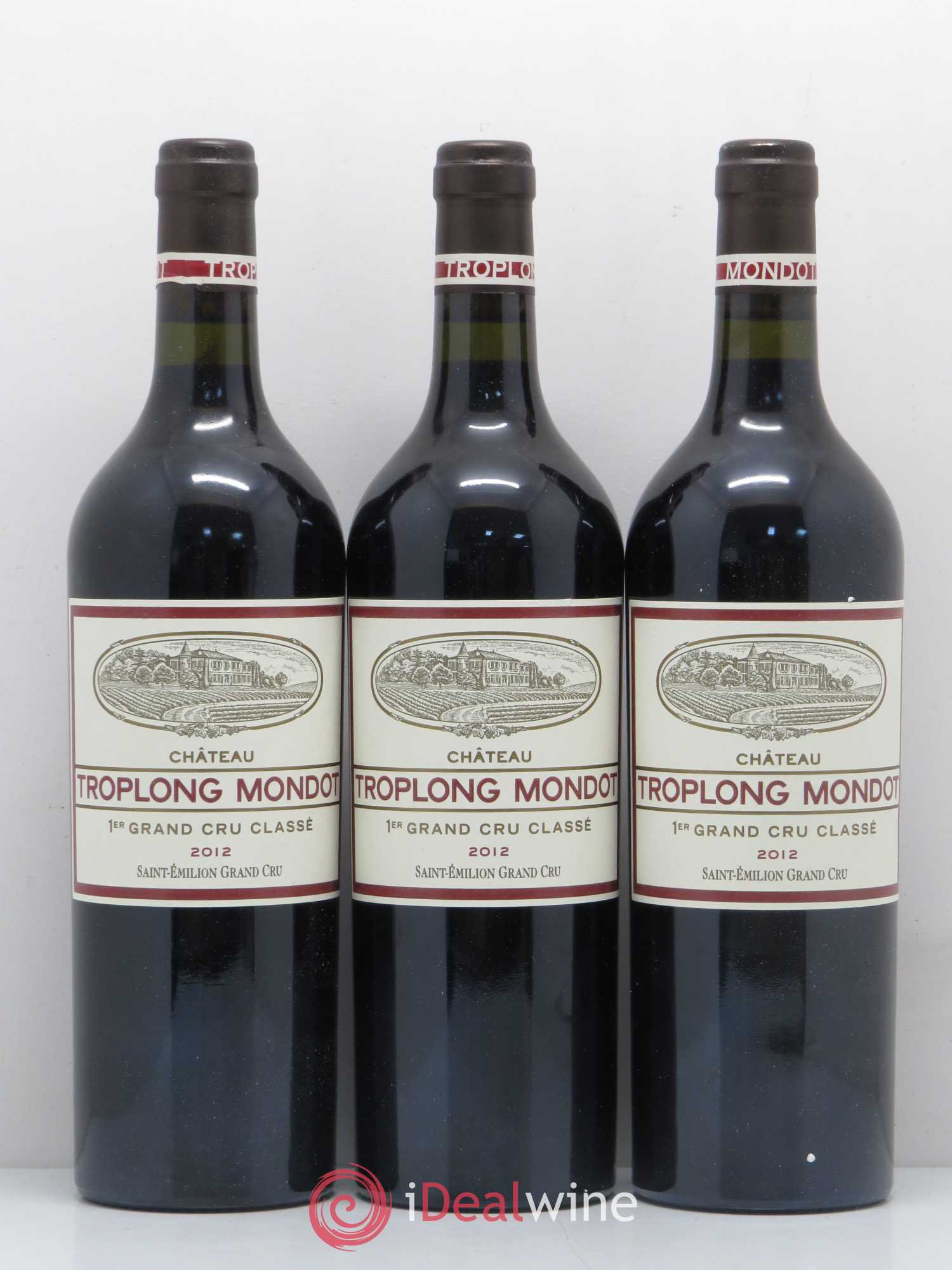 Château Troplong Mondot 1er Grand Cru Classé B 2012 - Lot de 12 bouteilles - 2