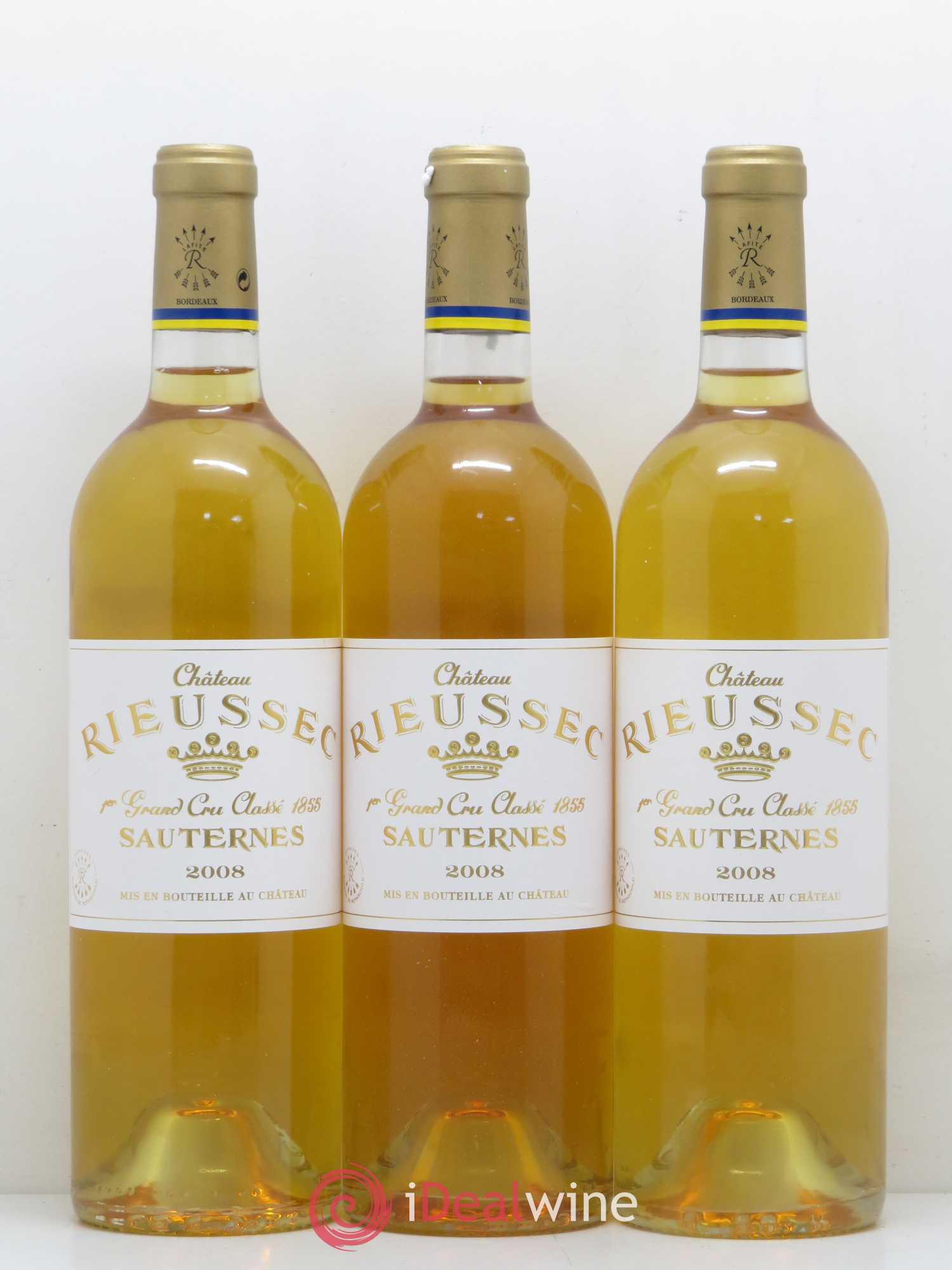 Château Rieussec 1er Grand Cru Classé 2008 - Lotto di 12 bottiglie - 1