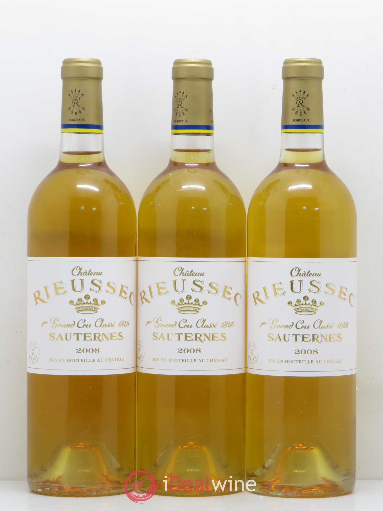 Château Rieussec 1er Grand Cru Classé 2008 - Lotto di 12 bottiglie - 2