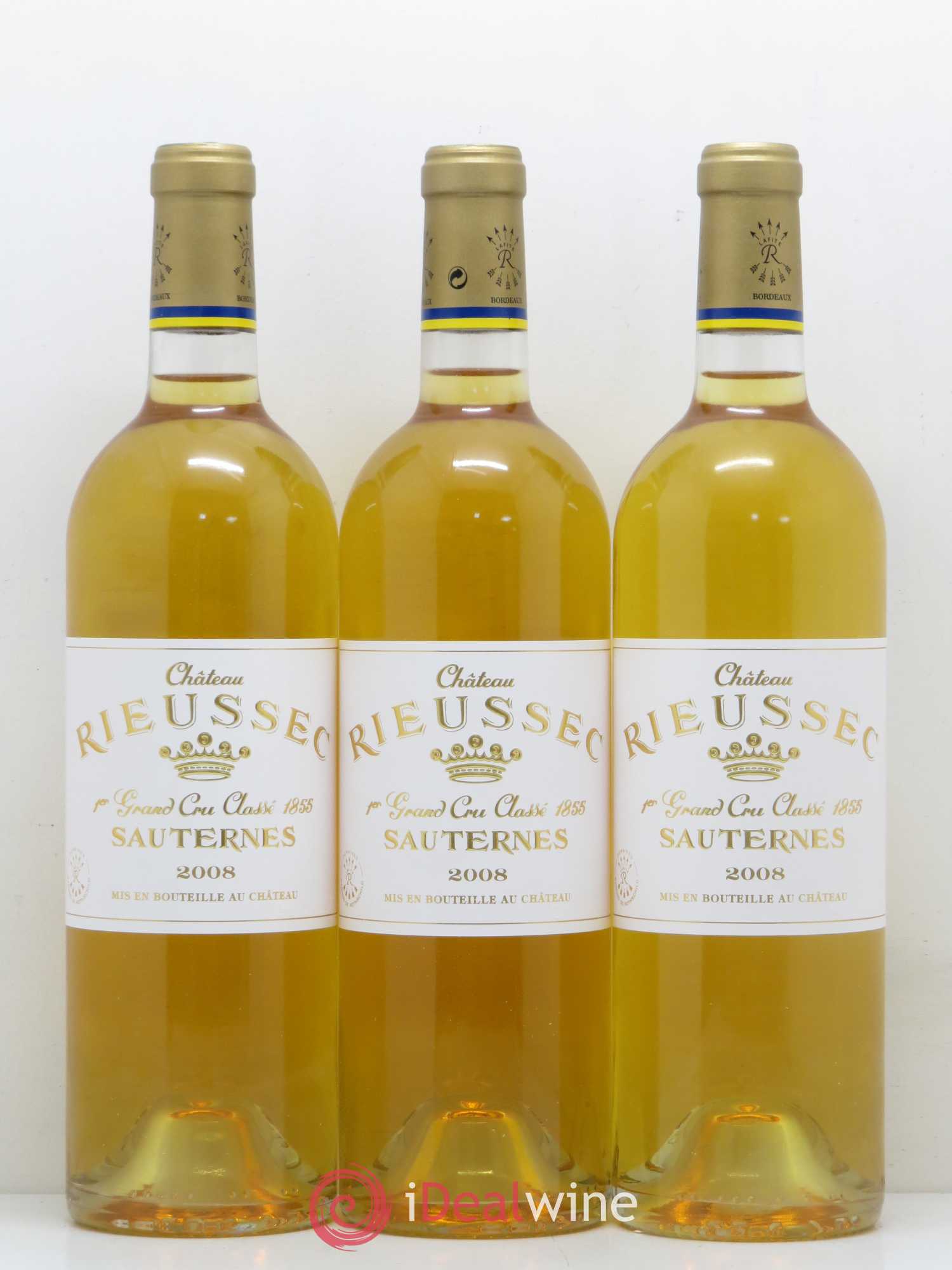 Château Rieussec 1er Grand Cru Classé 2008 - Lotto di 12 bottiglie - 3