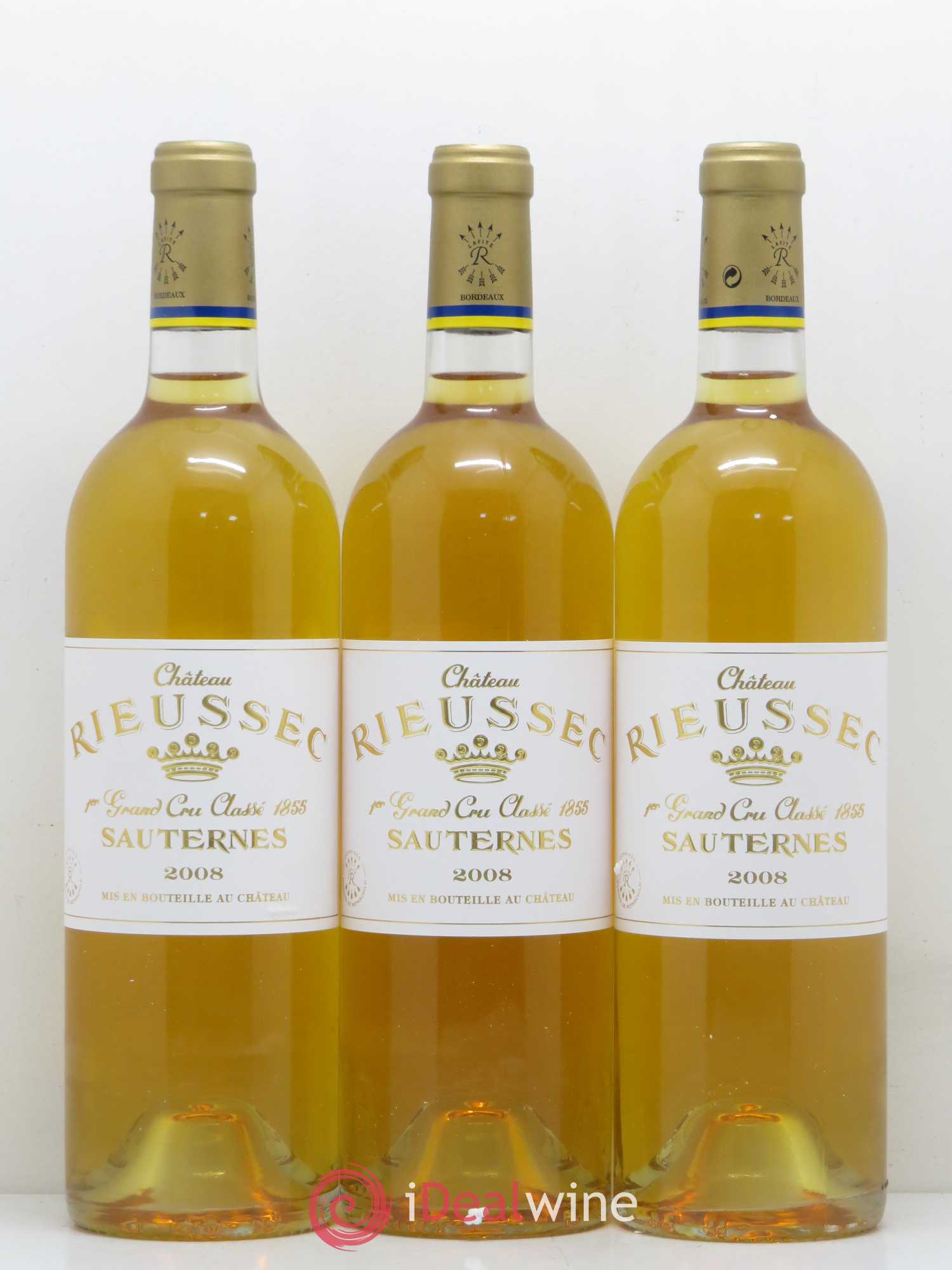 Château Rieussec 1er Grand Cru Classé 2008 - Lotto di 12 bottiglie - 4