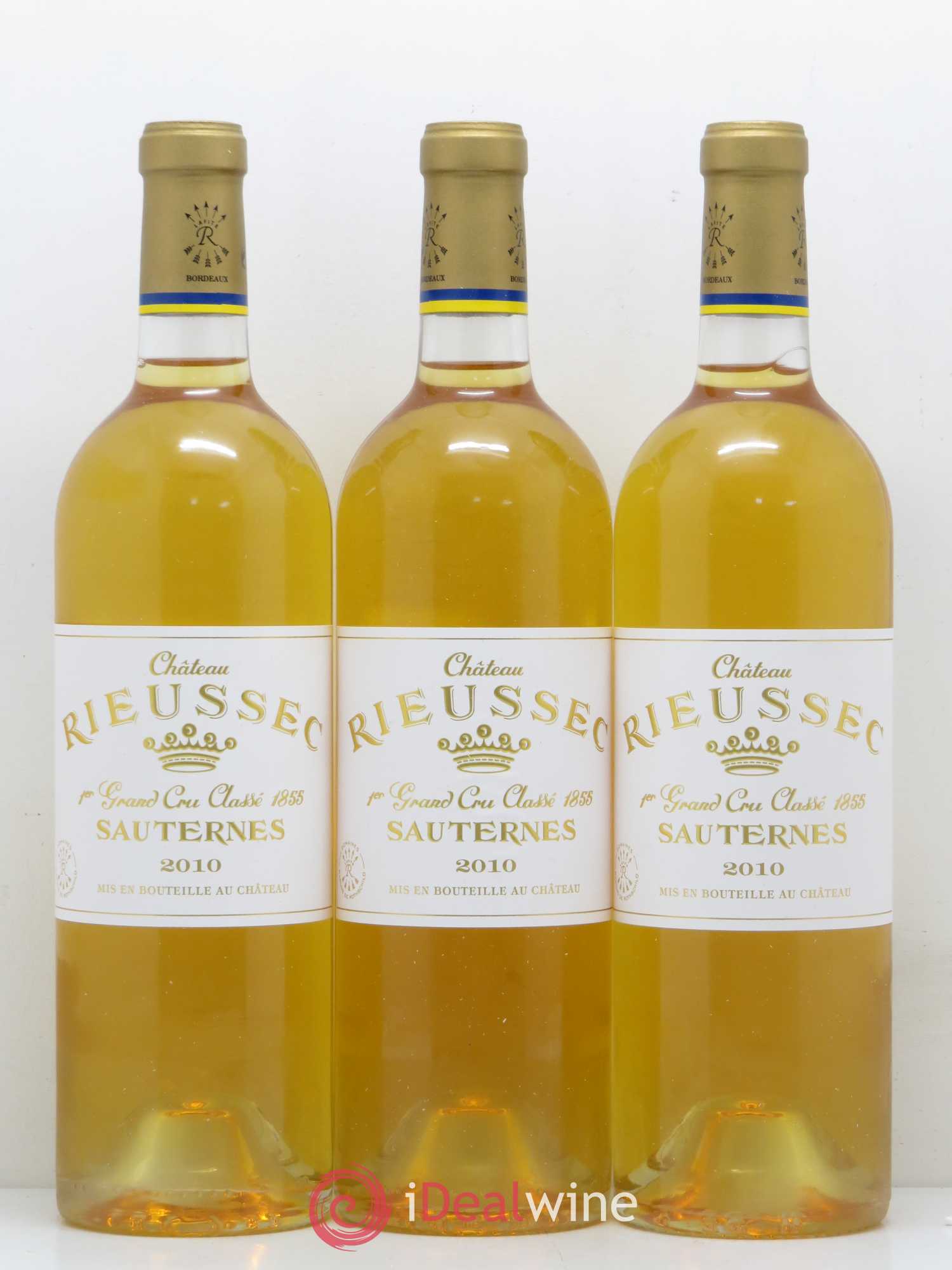 Château Rieussec 1er Grand Cru Classé 2010 - Lotto di 12 bottiglie - 1