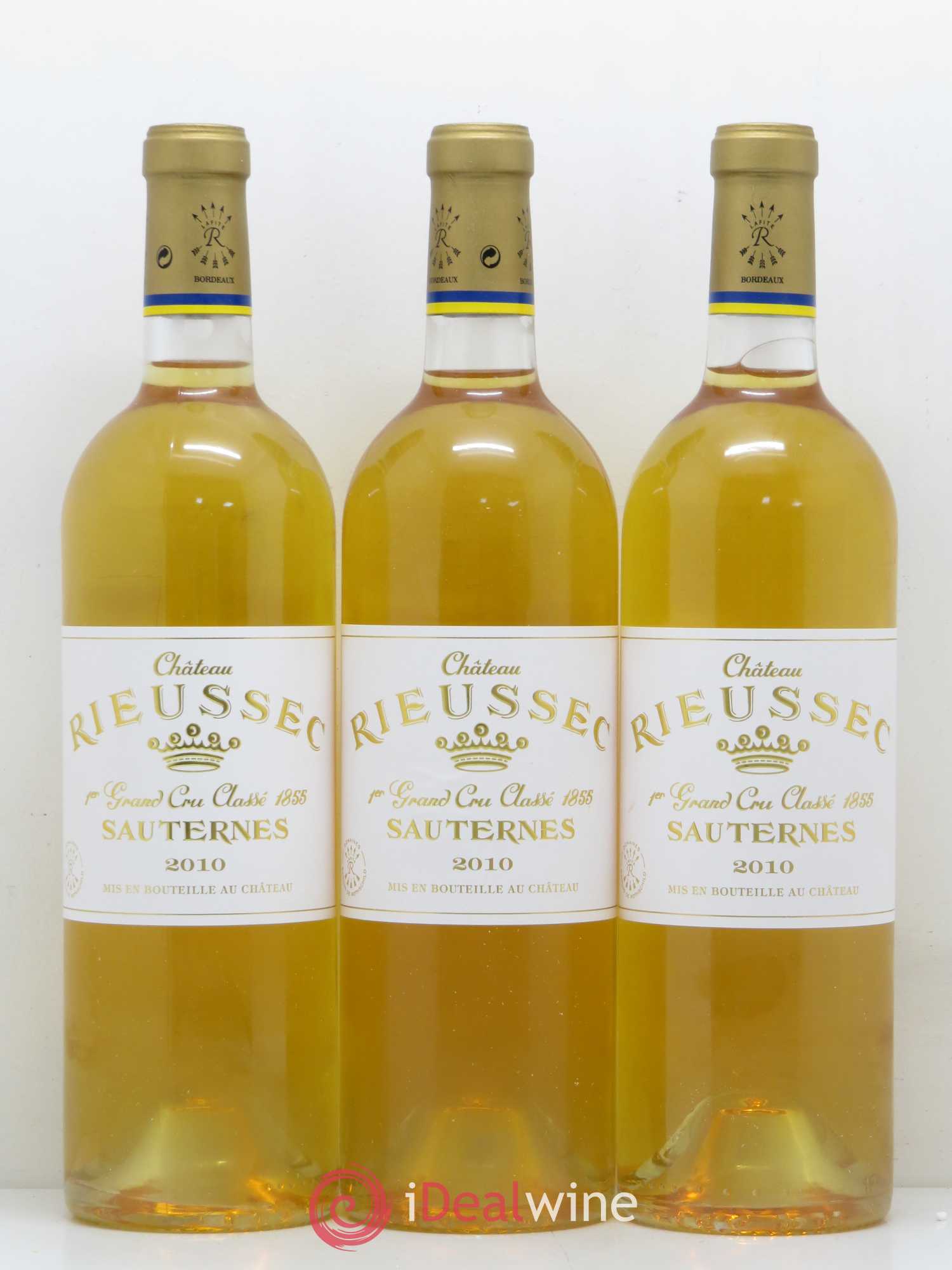 Château Rieussec 1er Grand Cru Classé 2010 - Lotto di 12 bottiglie - 3