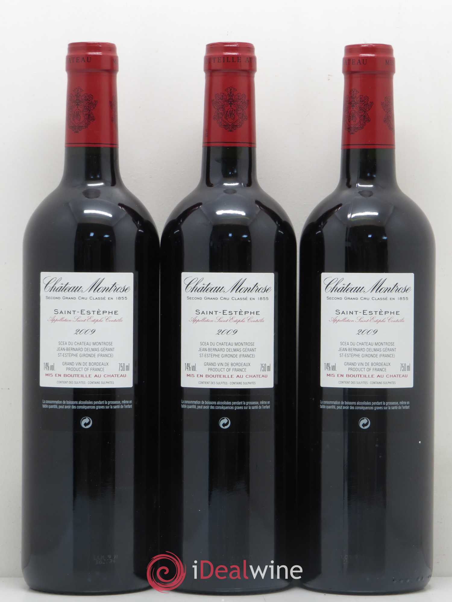 Château Montrose 2ème Grand Cru Classé 2009 - Lot de 6 bouteilles - 2
