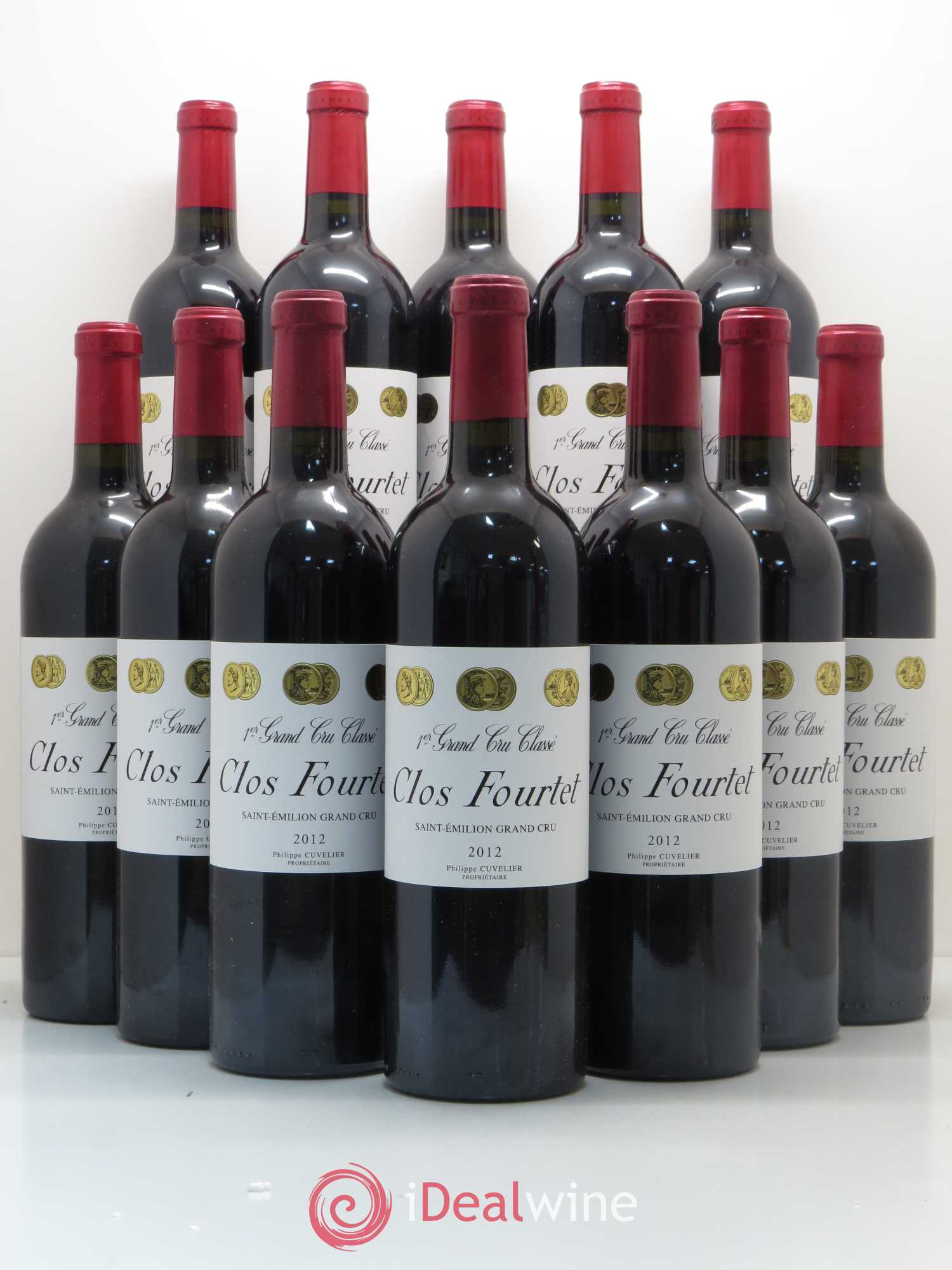 Clos Fourtet 1er Grand Cru Classé B 2012 - Lot de 12 bouteilles - 0