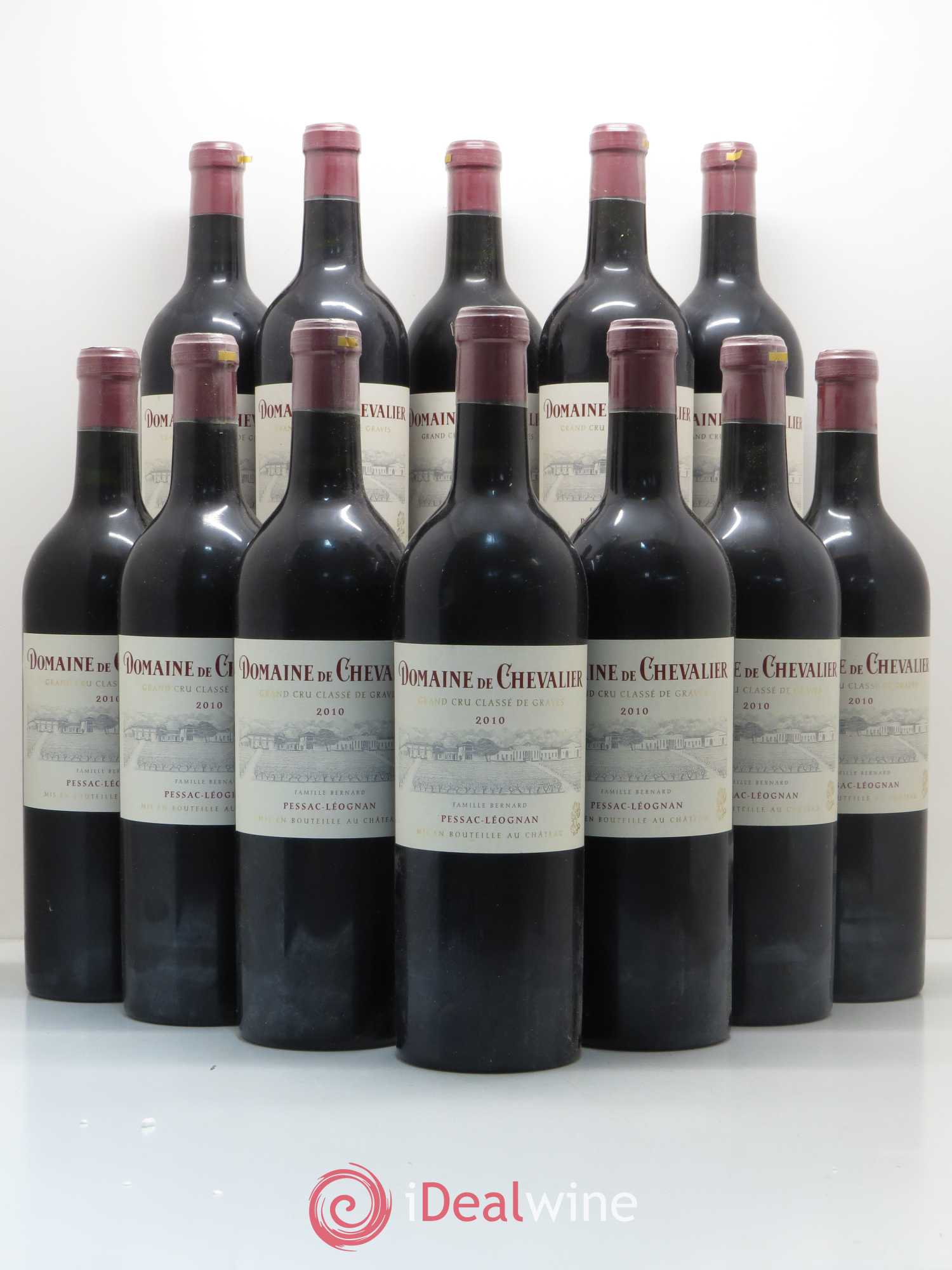 Domaine de Chevalier Cru Classé de Graves 2010 - Lot de 12 bouteilles - 0