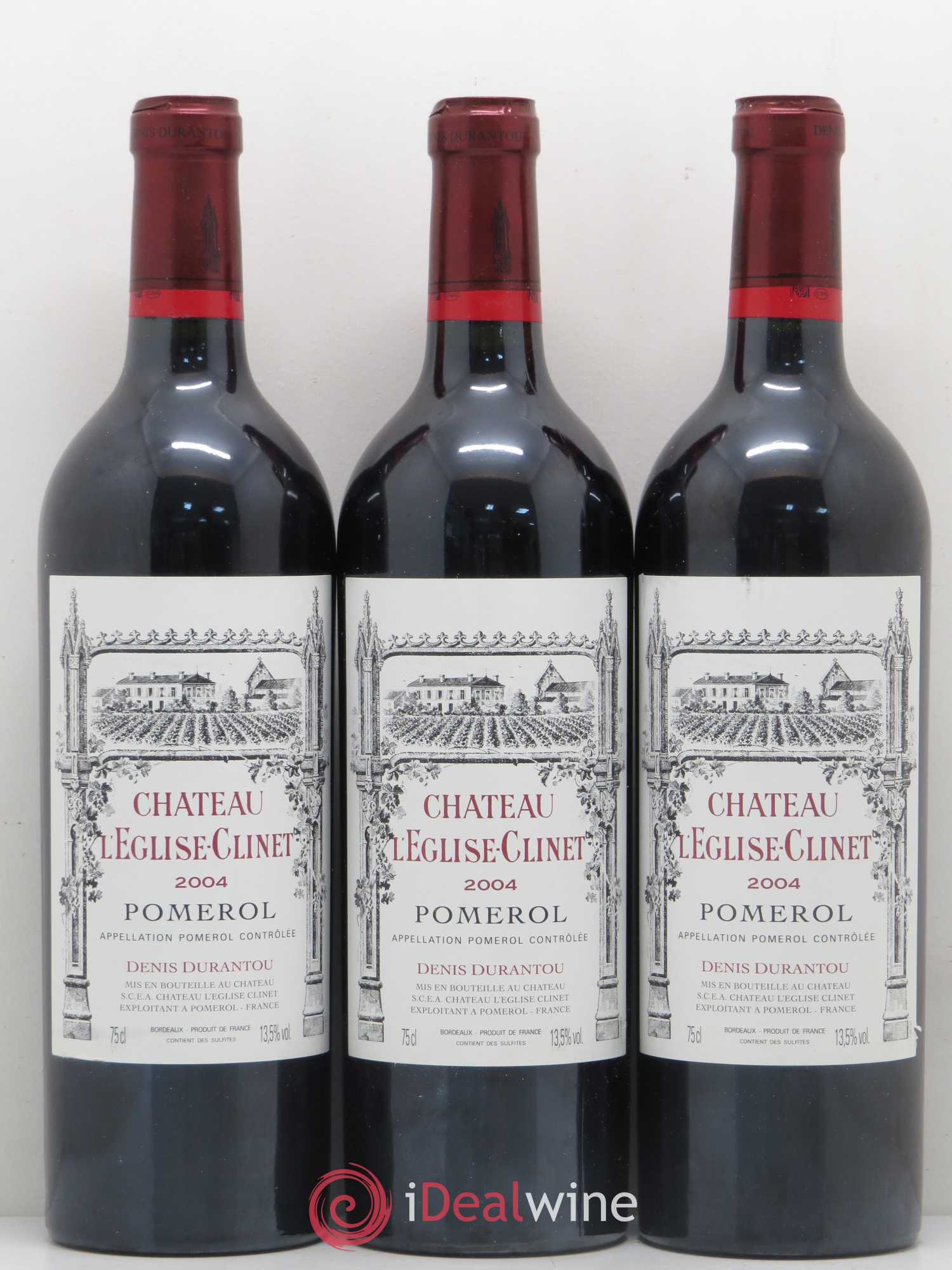 Château l' Église Clinet 2004 - Lot de 6 bouteilles - 1