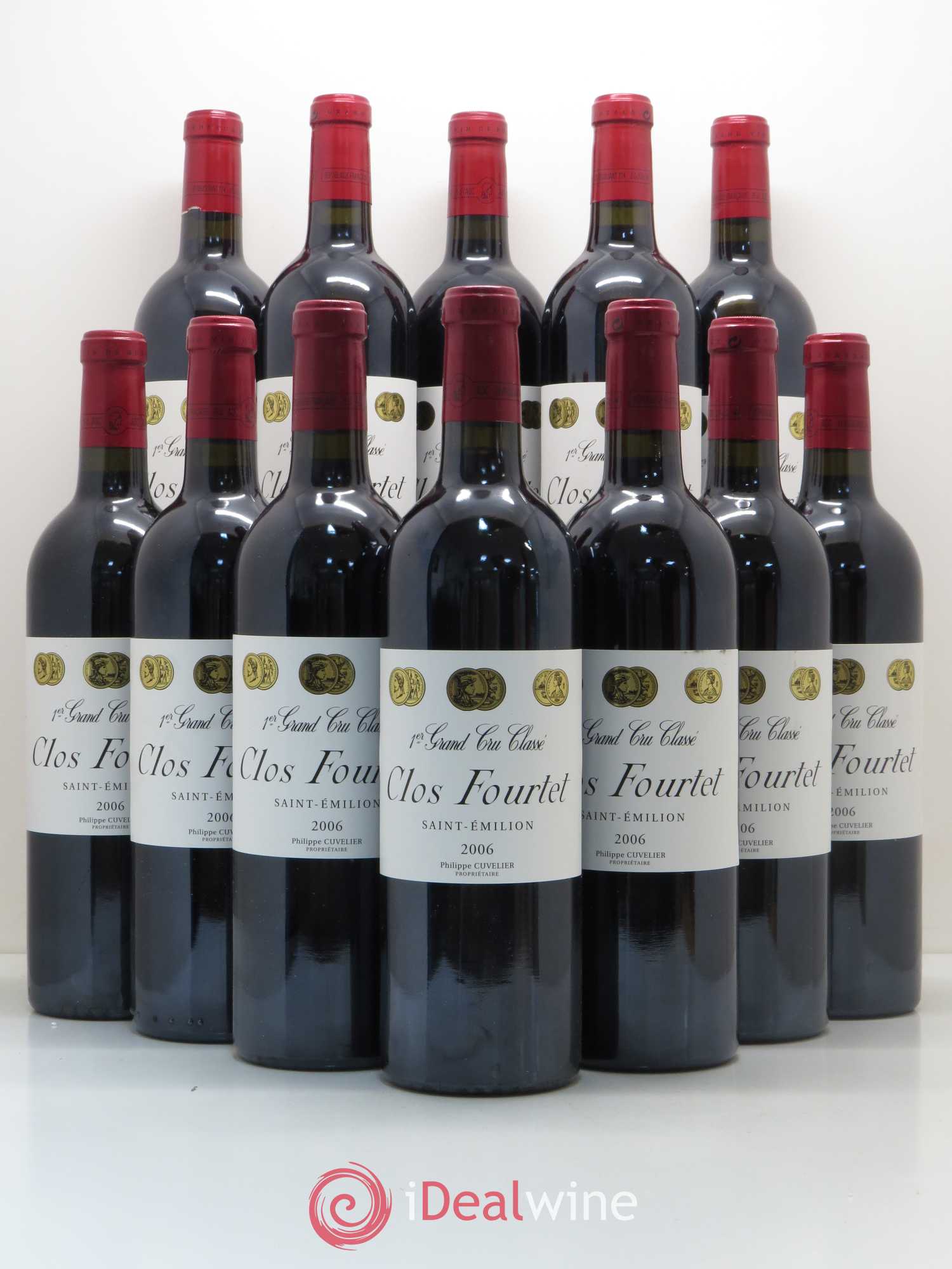 Clos Fourtet 1er Grand Cru Classé B 2006 - Lot de 12 bouteilles - 0