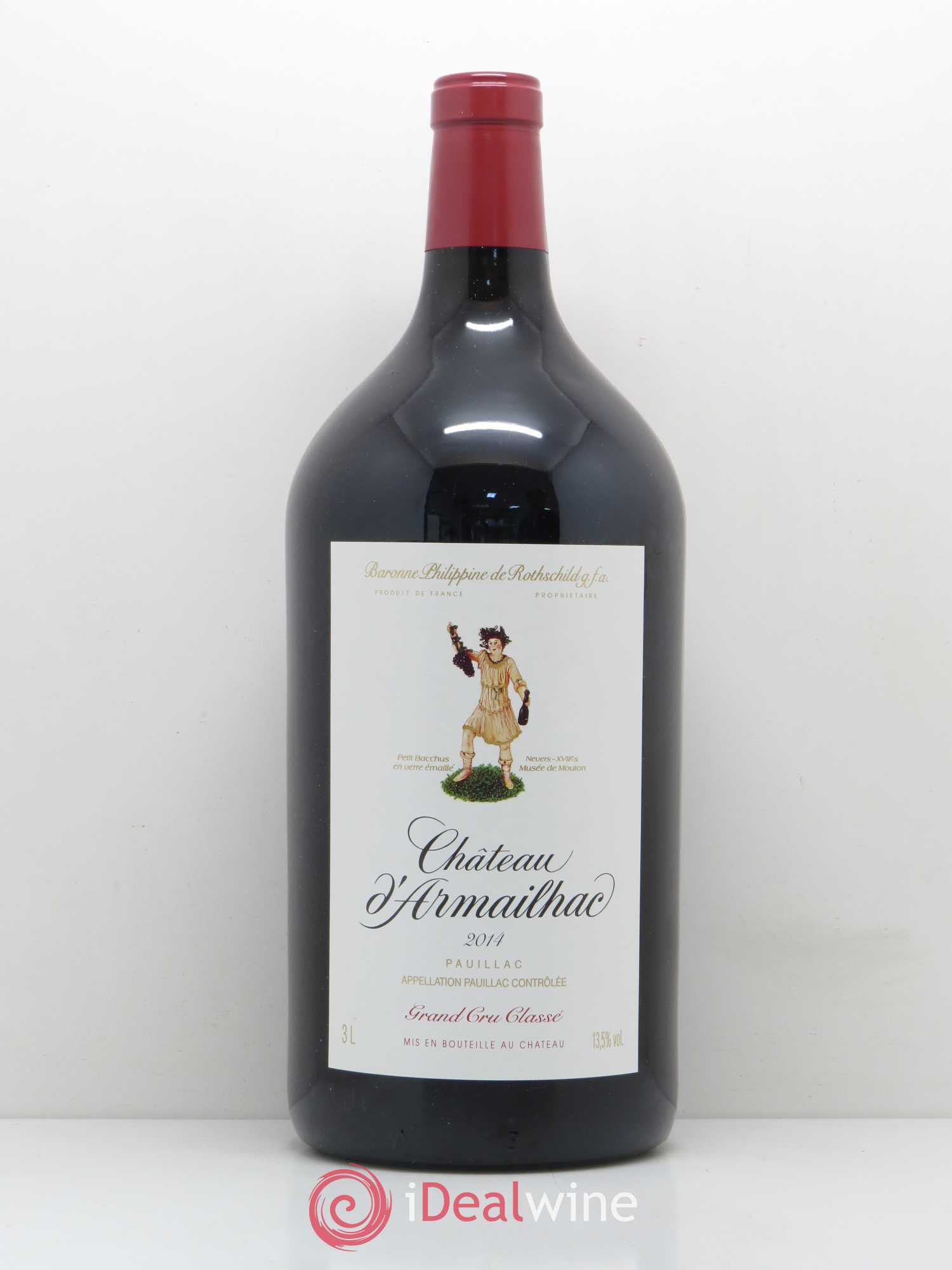 Château d' Armailhac - Mouton Baron(ne) Philippe 5ème Grand Cru Classé 2014 - Lot de 1 double magnum - 0