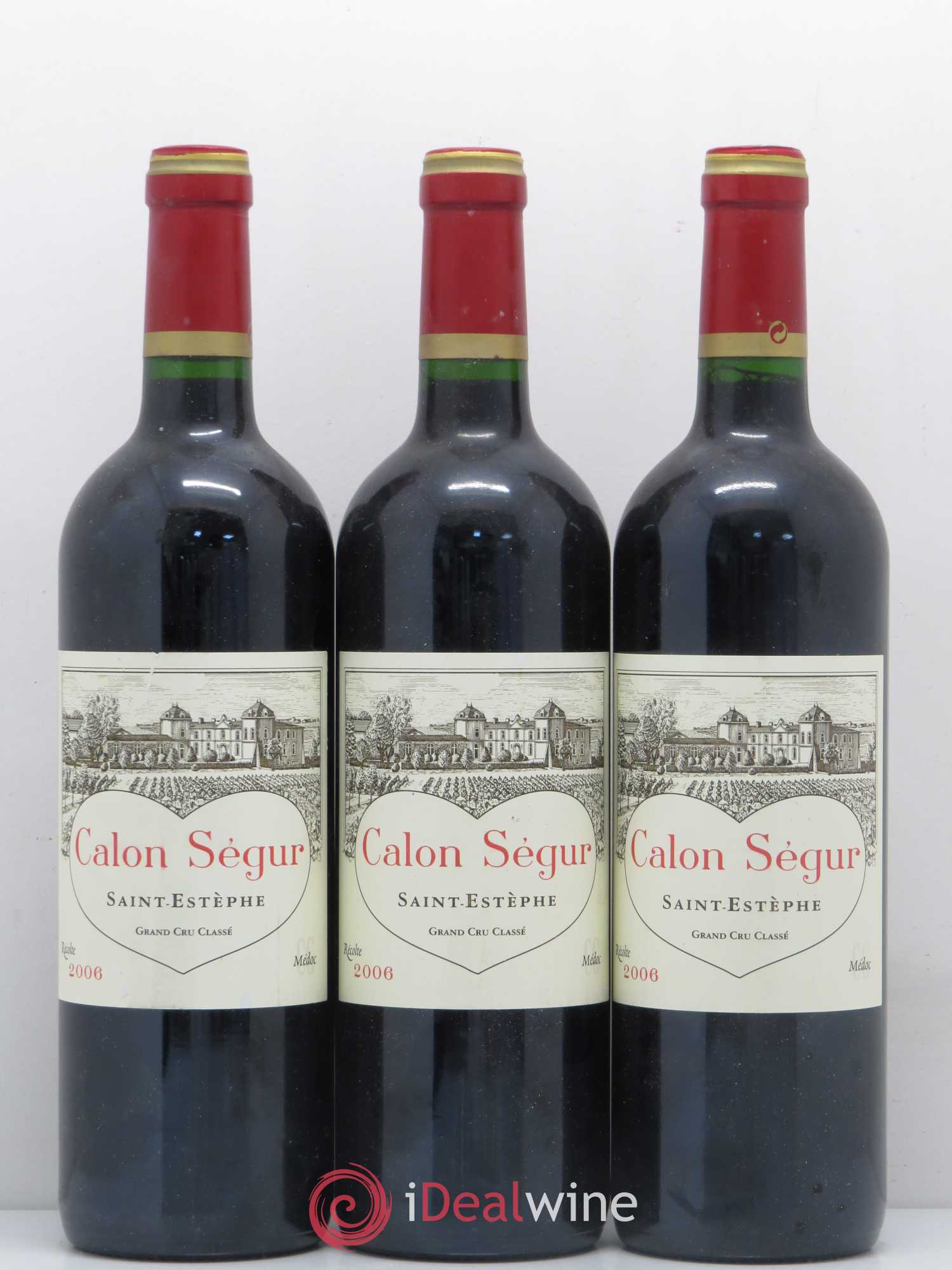 Château Calon Ségur 3ème Grand Cru Classé 2006 - Lot de 6 bouteilles - 1
