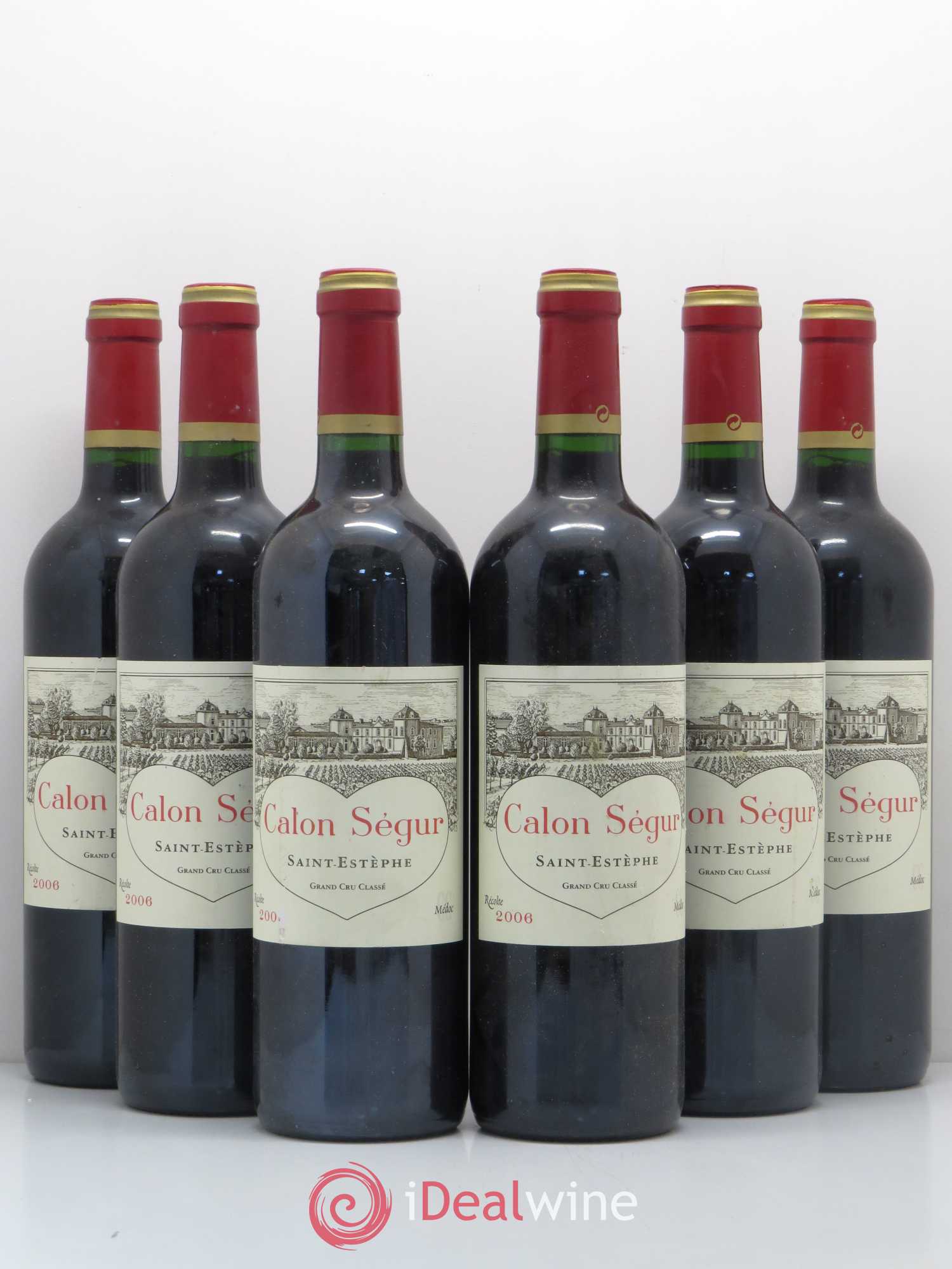 Château Calon Ségur 3ème Grand Cru Classé 2006 - Lot de 6 bouteilles - 0
