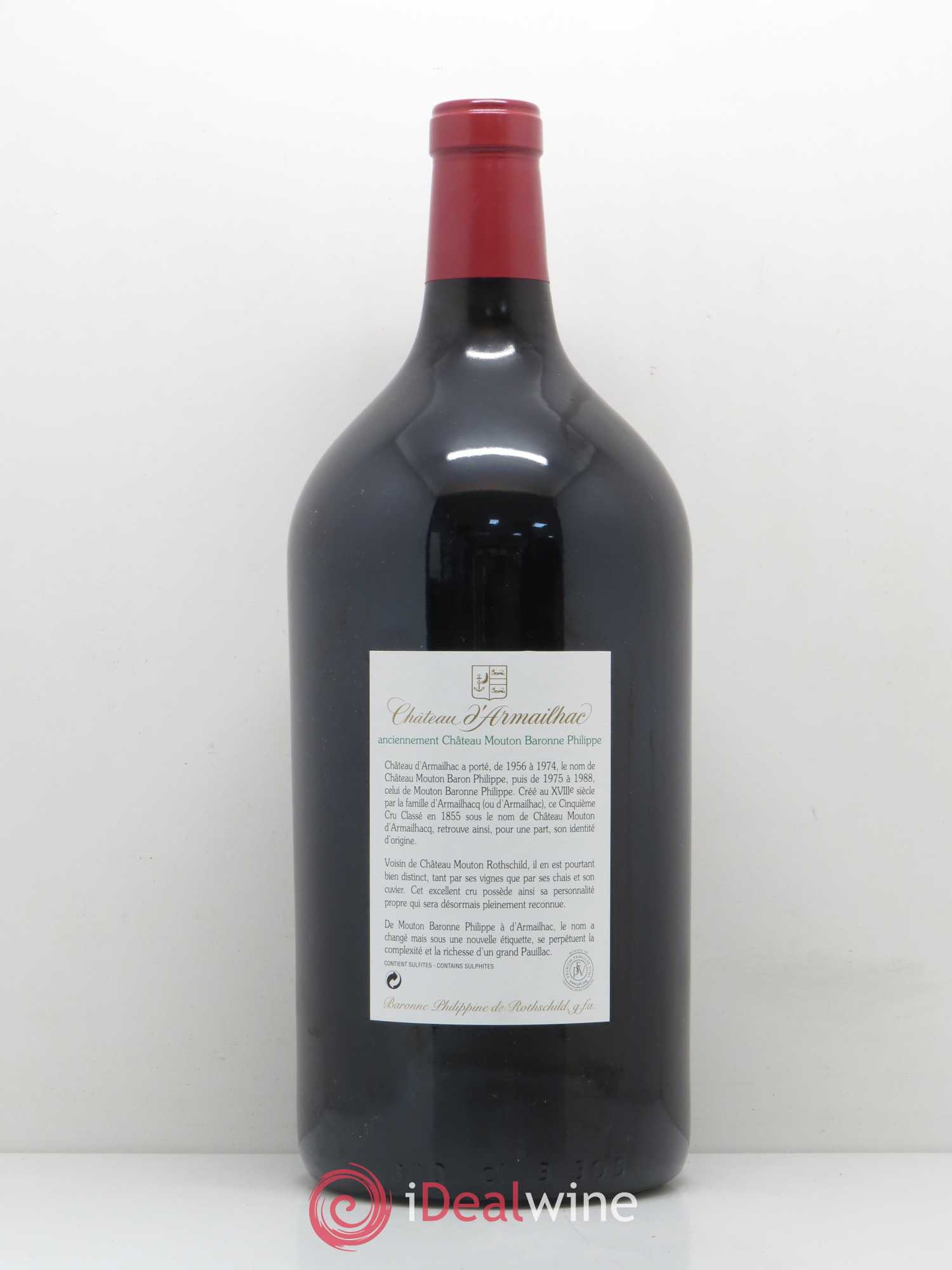 Château d' Armailhac - Mouton Baron(ne) Philippe 5ème Grand Cru Classé 2014 - Lot de 1 double magnum - 1