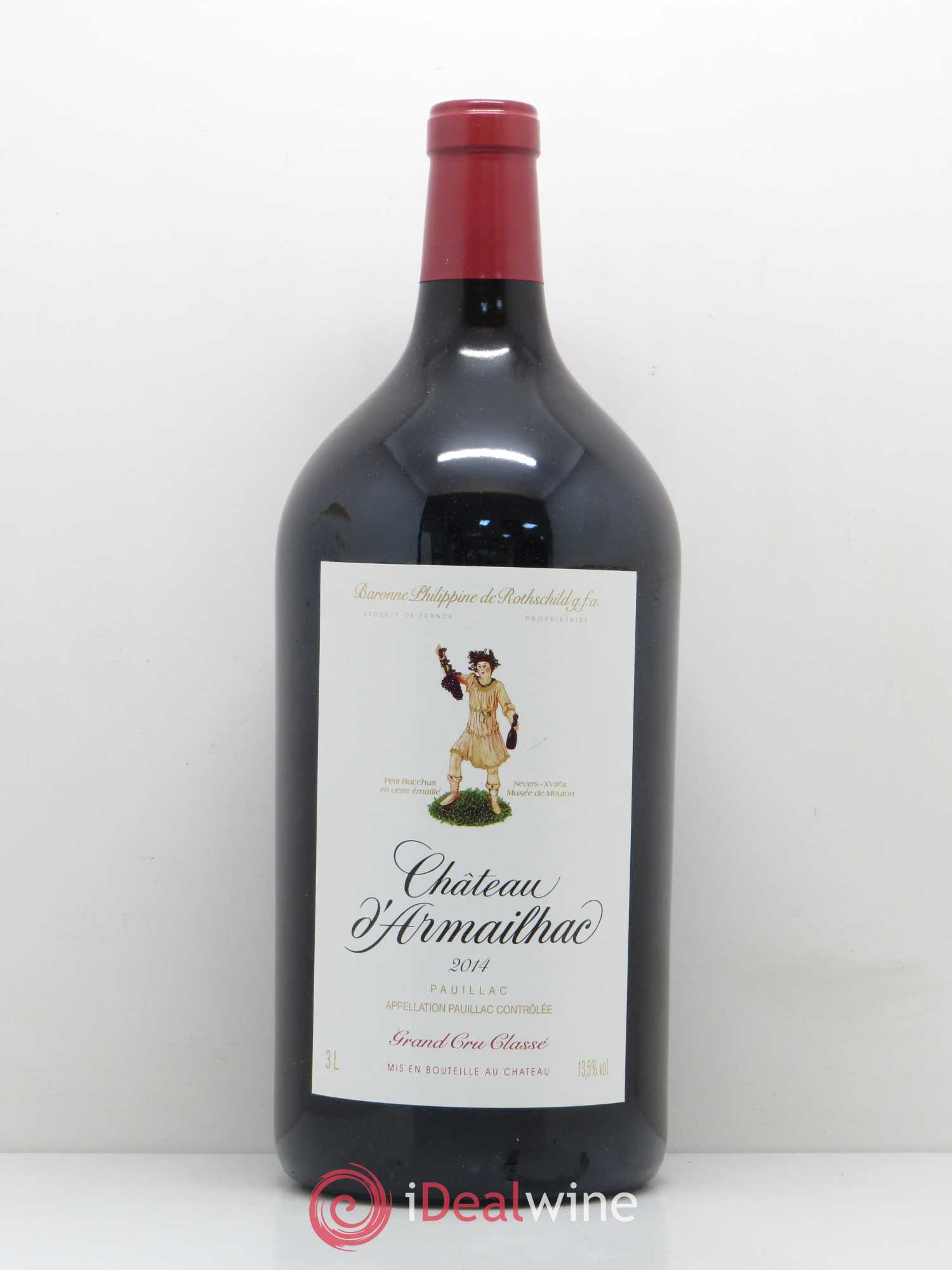 Château d' Armailhac - Mouton Baron(ne) Philippe 5ème Grand Cru Classé 2014 - Lot de 1 double magnum - 0