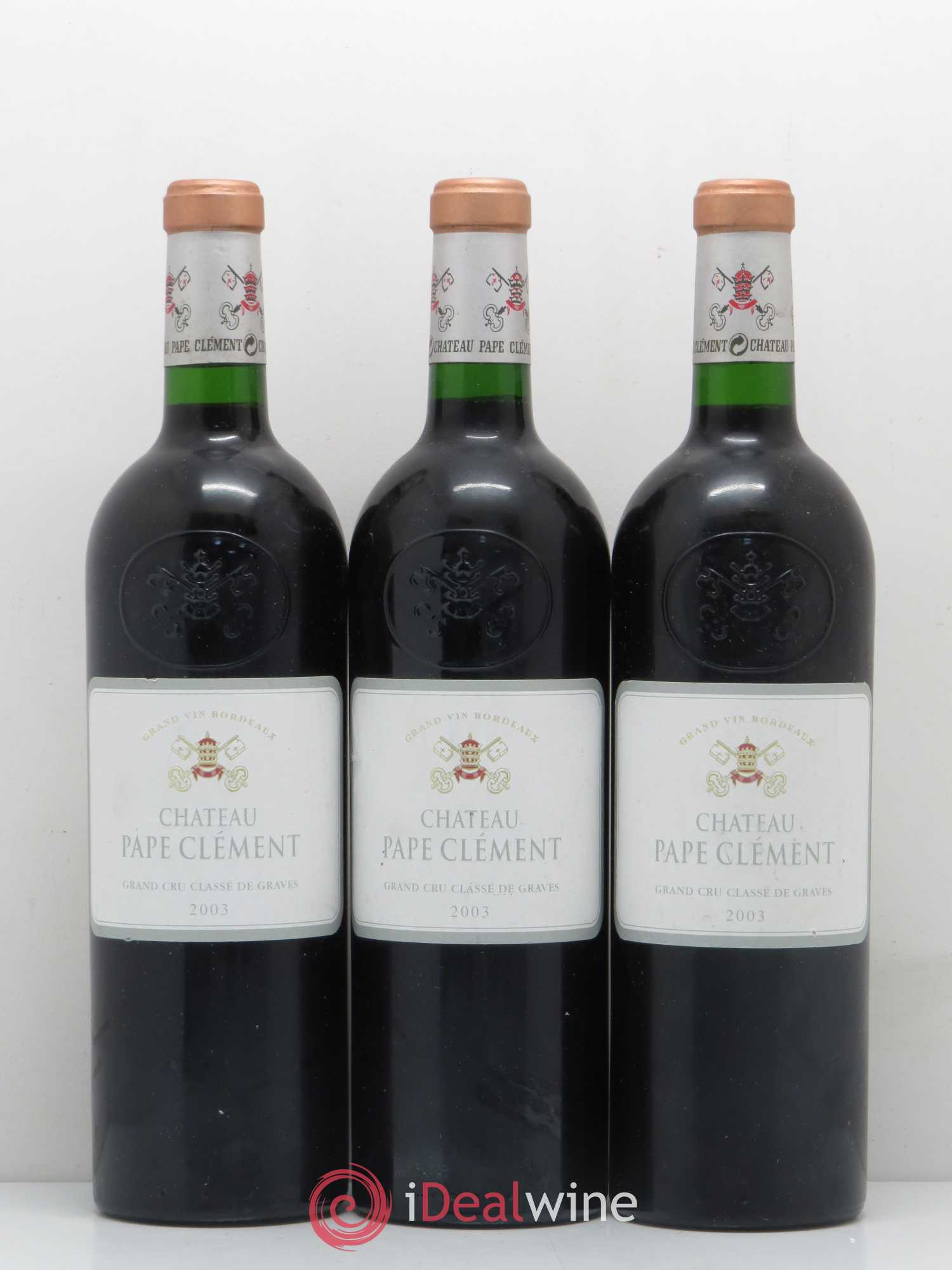 Château Pape Clément Cru Classé de Graves 2003 - Lot de 6 bouteilles - 1