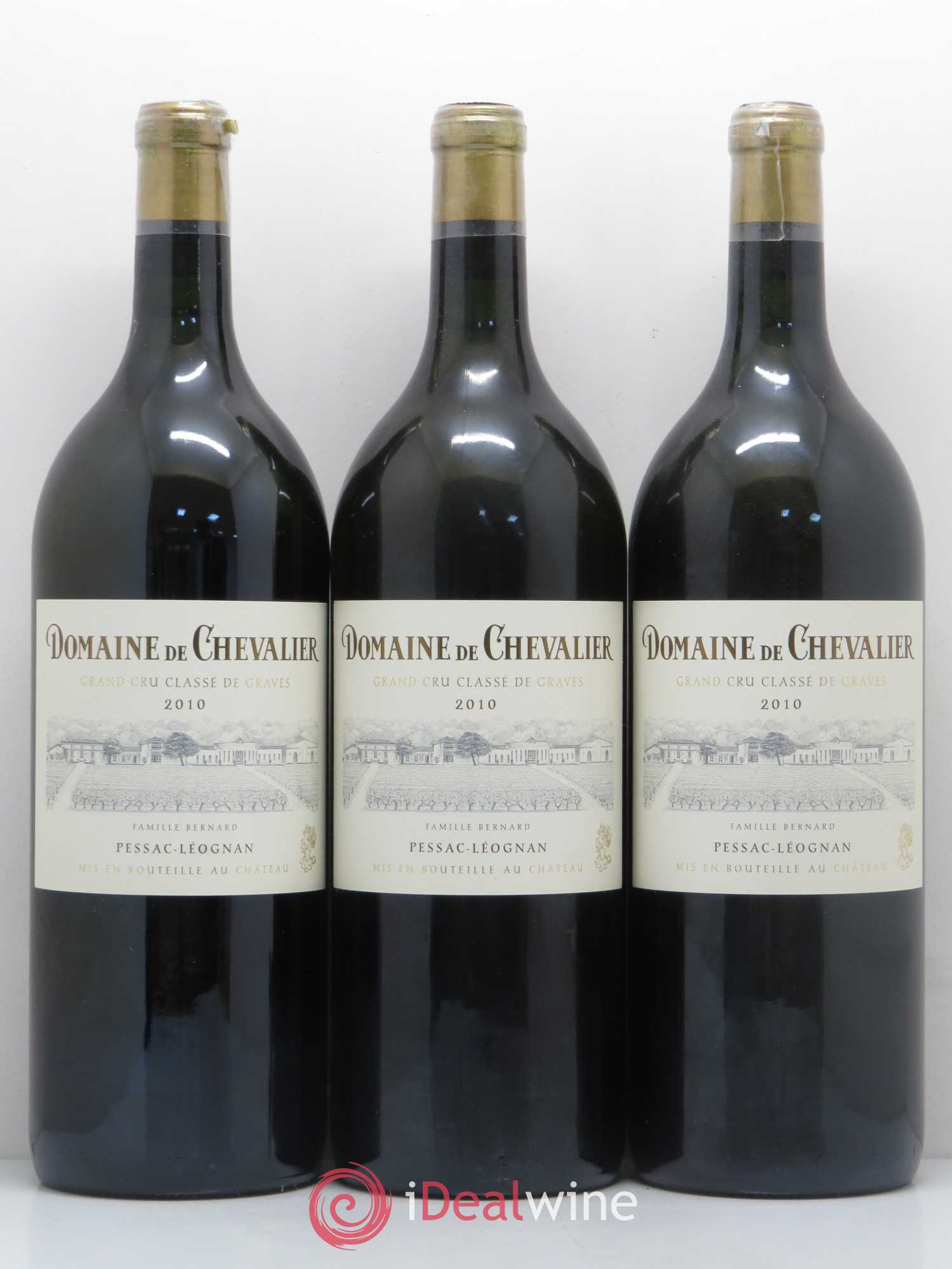 Domaine de Chevalier Cru Classé de Graves 2010 - Lot de 3 magnums - 0