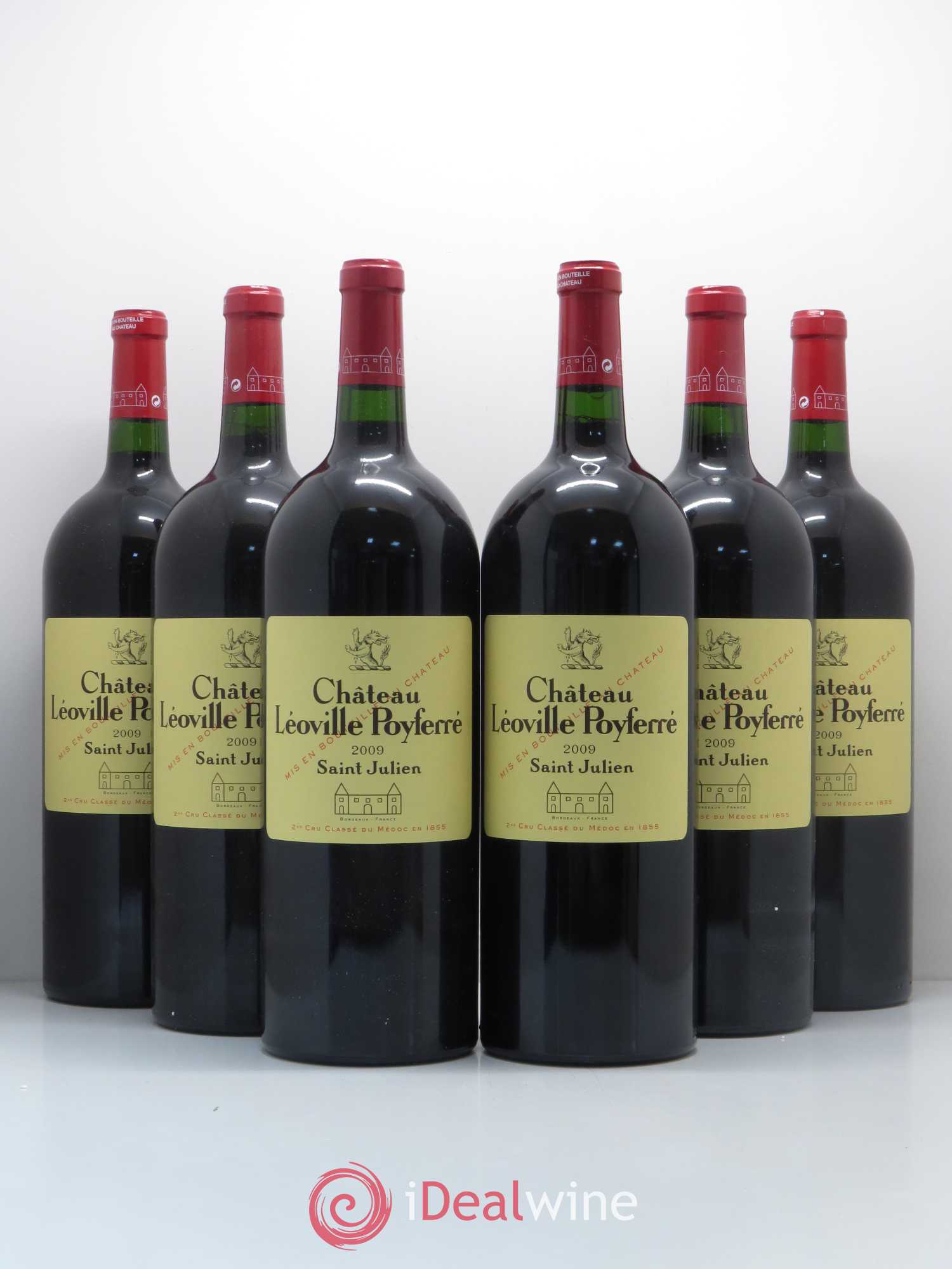 Château Léoville Poyferré 2ème Grand Cru Classé 2009 - Lot de 6 magnums - 0
