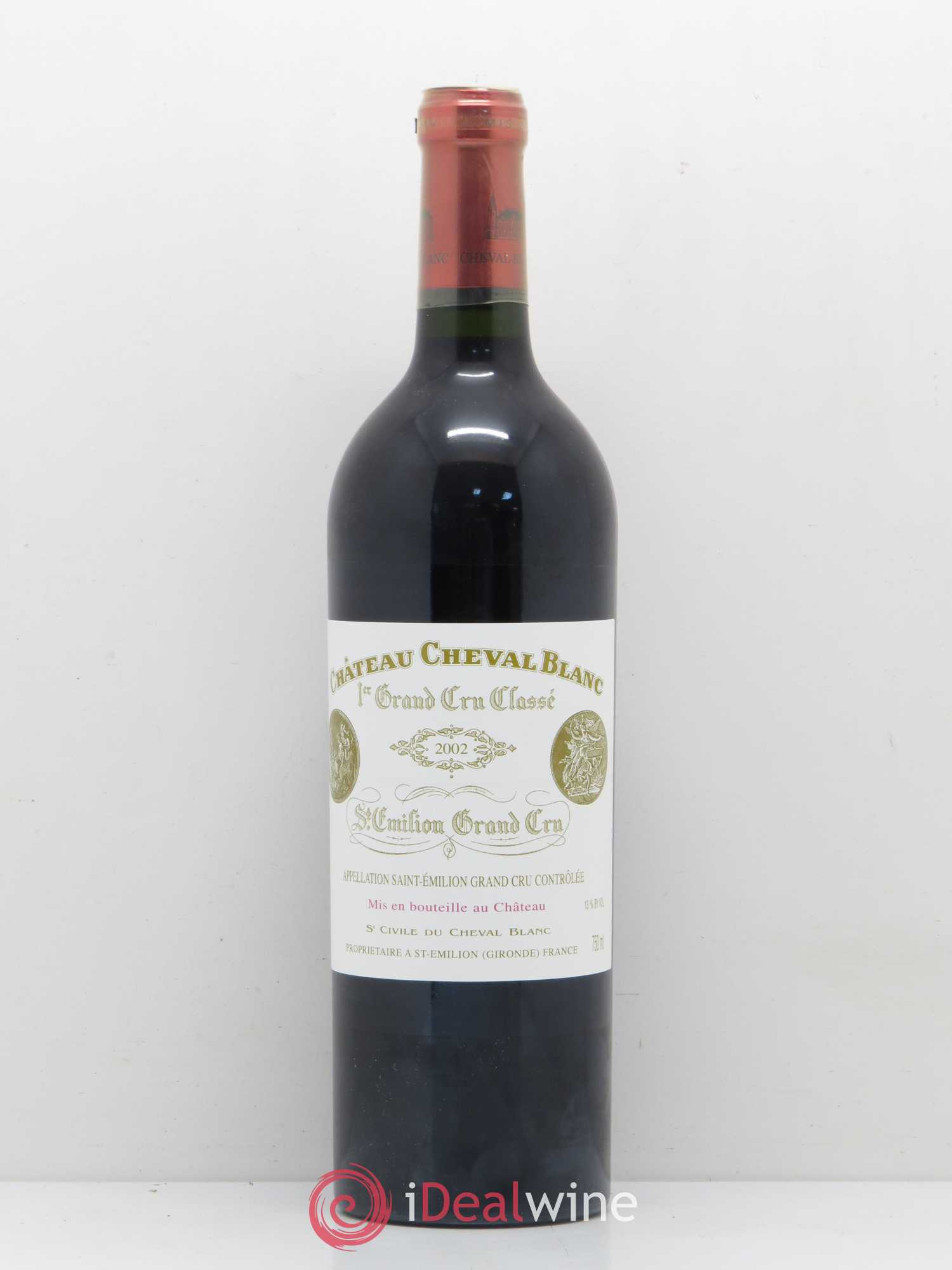 Château Cheval Blanc 1er Grand Cru Classé A 2002 - Lot de 1 bouteille - 0