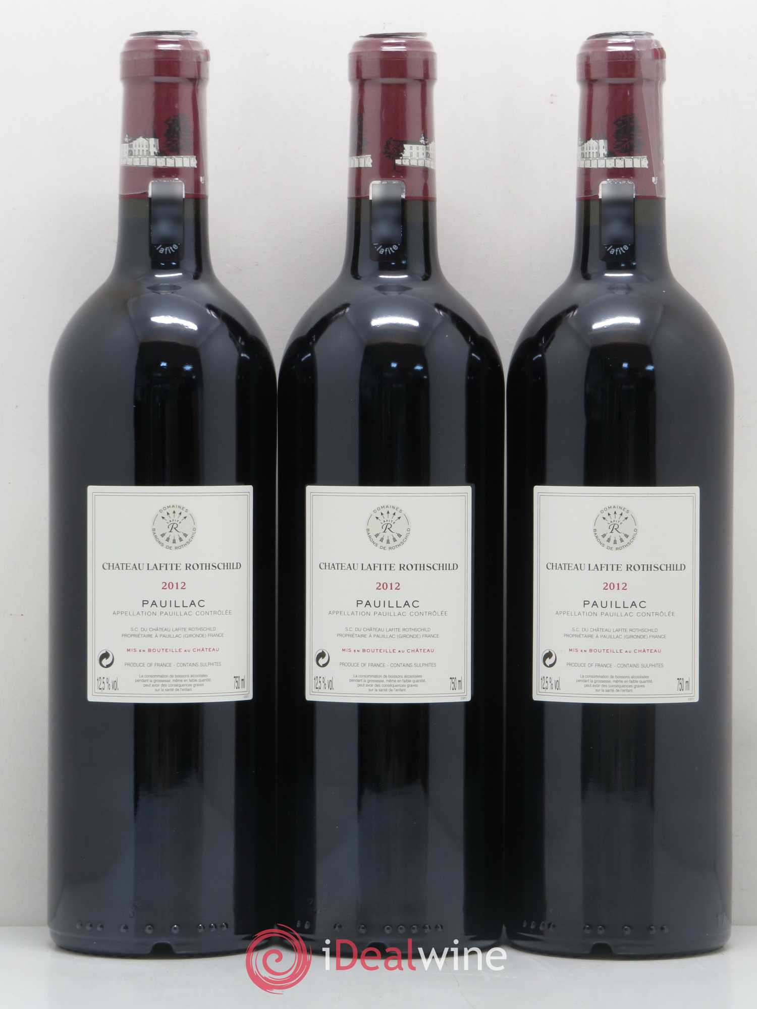 Château Lafite Rothschild 1er Grand Cru Classé 2012 - Lot de 6 bouteilles - 2